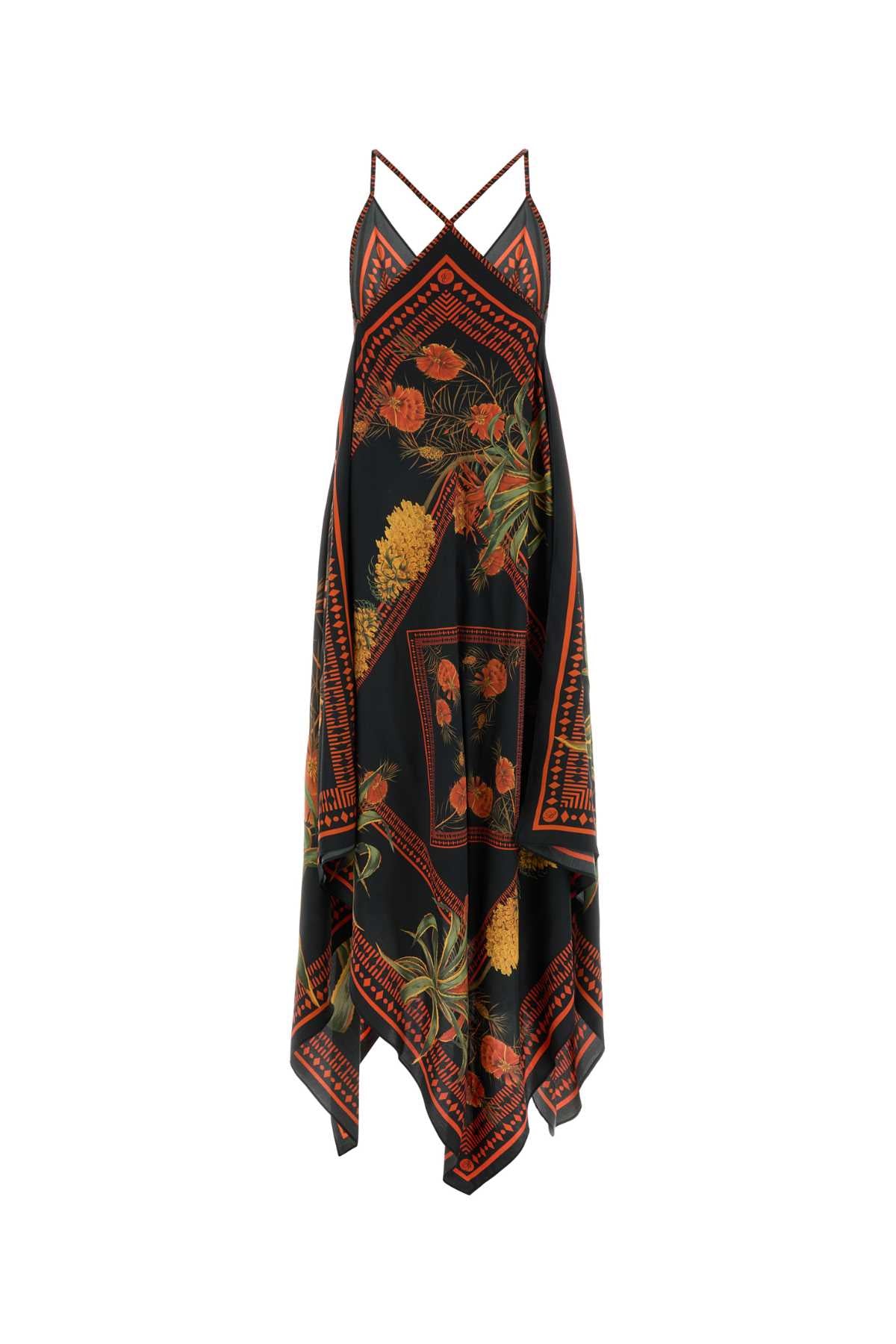 Blumarine Women Printed Twill Dress BLUMARINE