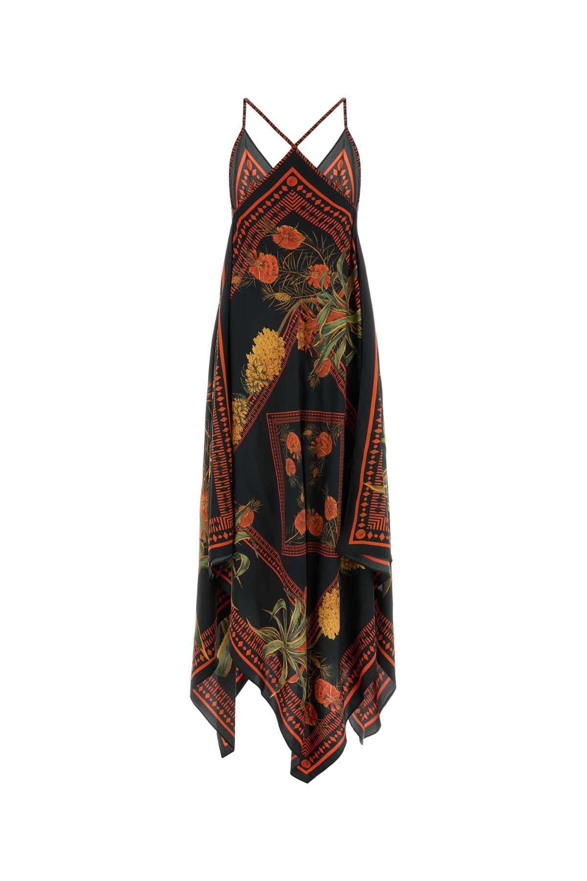 Blumarine Women Printed Twill Dress BLUMARINE