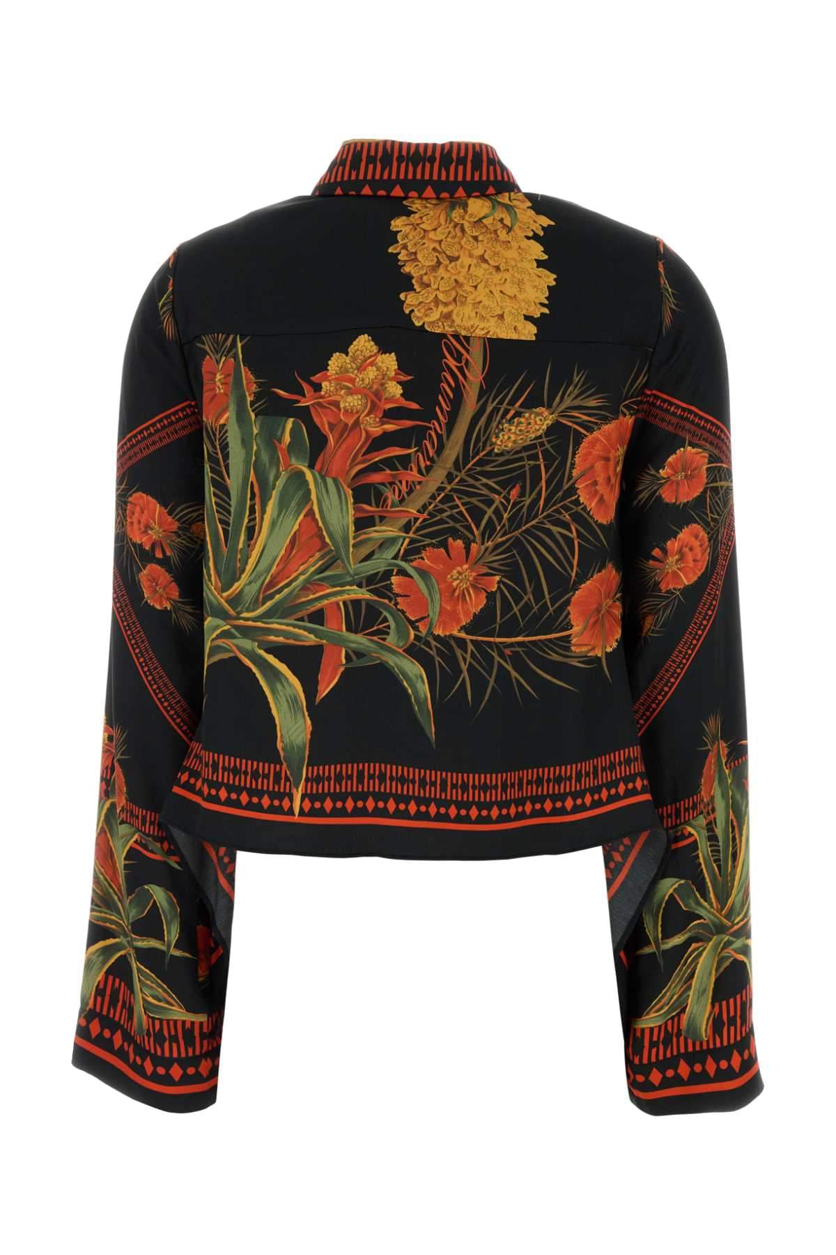 Blumarine Women Printed Twill Shirt BLUMARINE