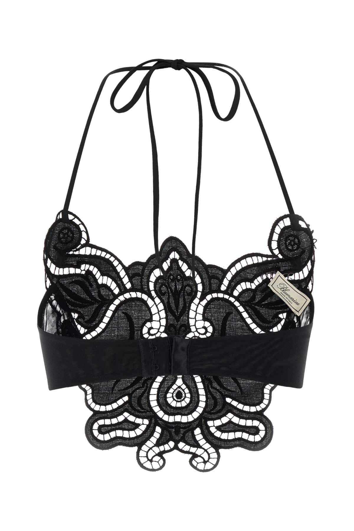 Blumarine Women Black Lace Top BLUMARINE