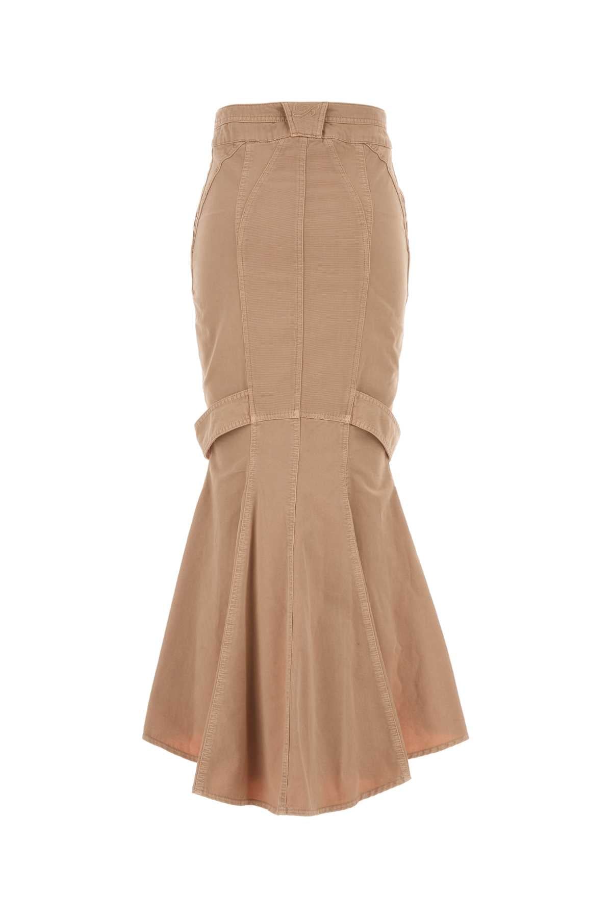 Blumarine Women Light Pink Denim Skirt BLUMARINE