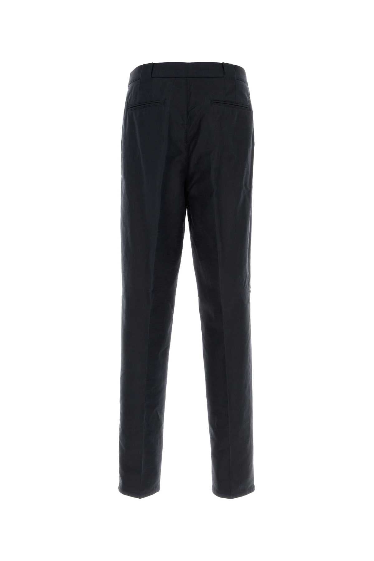 Brunello Cucinelli Men Black Cotton Blend Pant BRUNELLO CUCINELLI