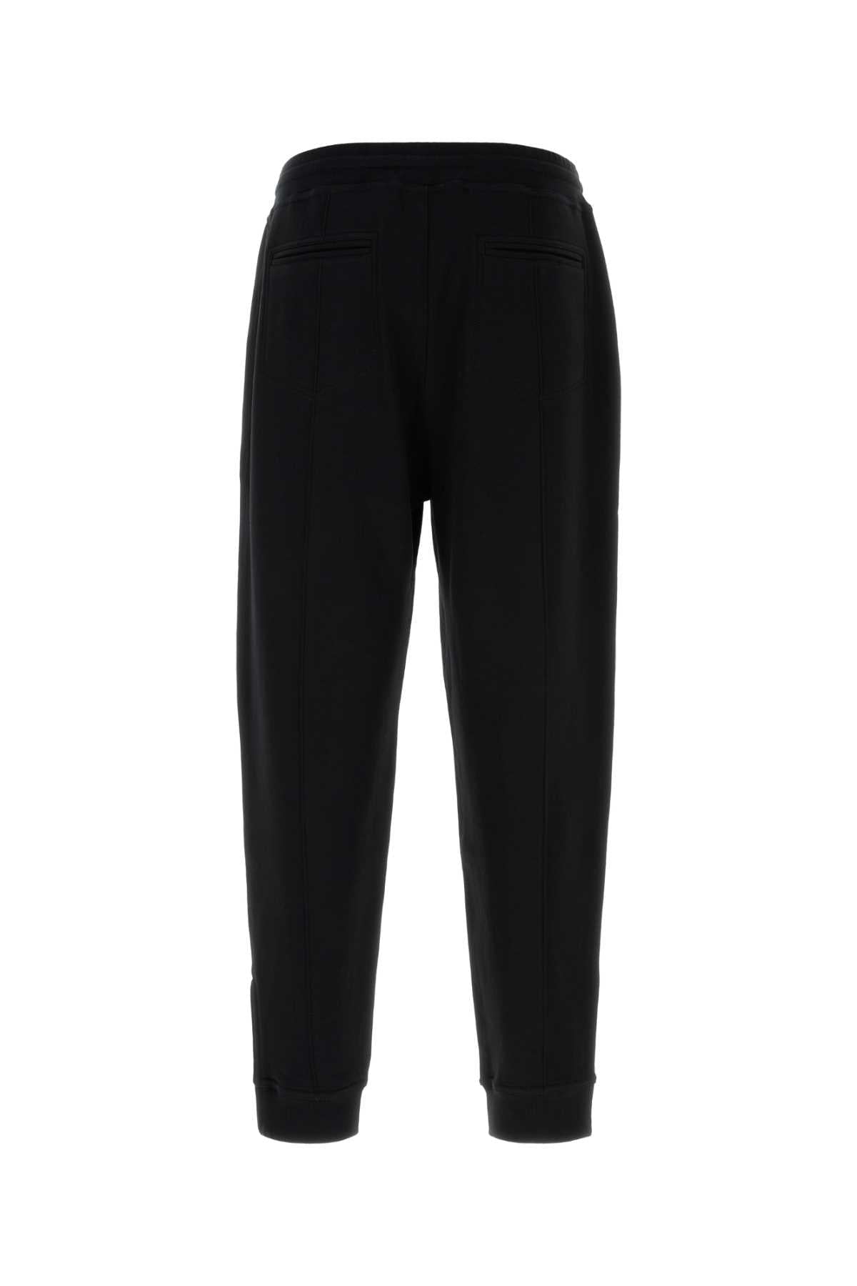 Brunello Cucinelli Men Black Cotton Blend Joggers BRUNELLO CUCINELLI