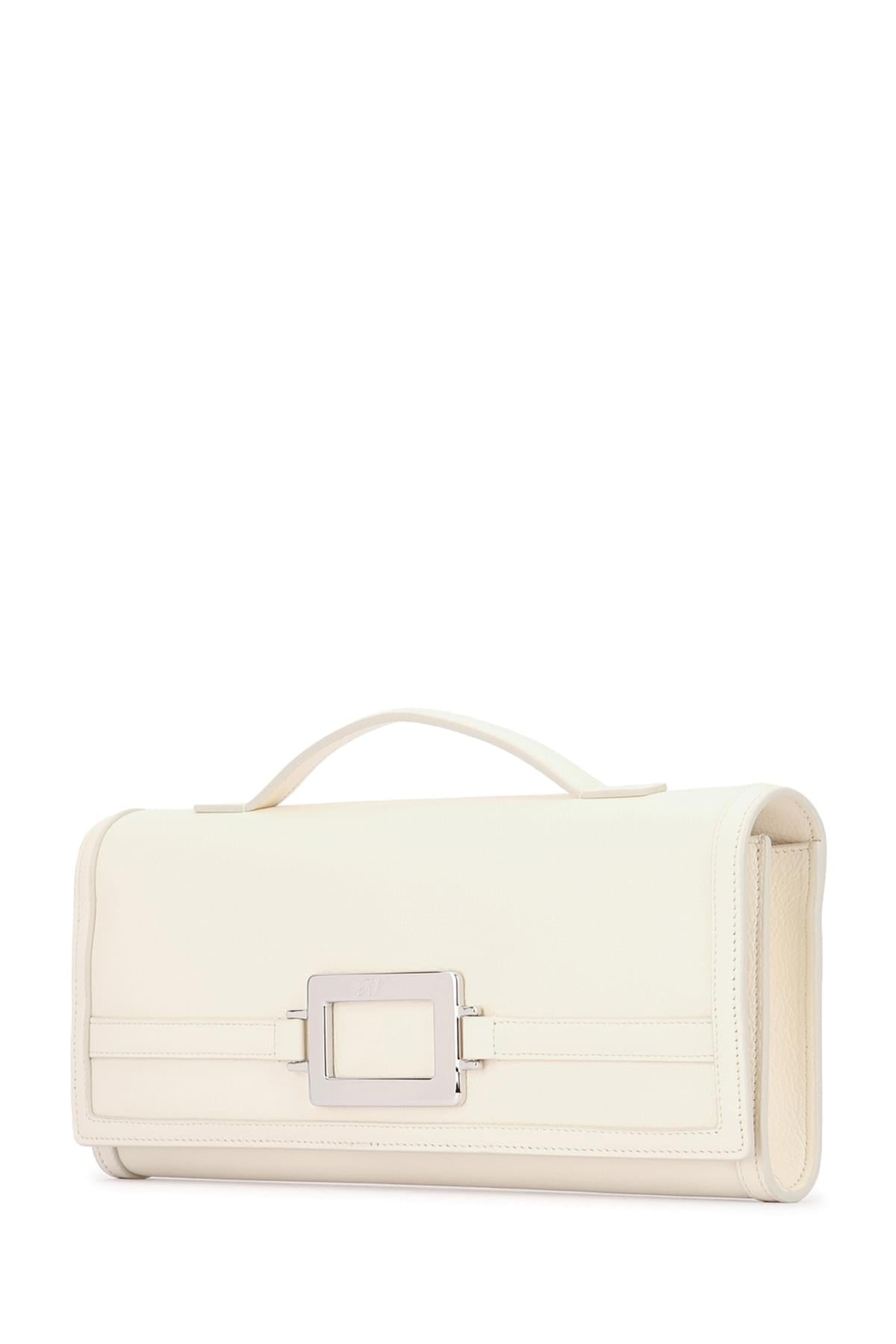 Roger Vivier Women Belle Vivier Metal Buckle Clutch