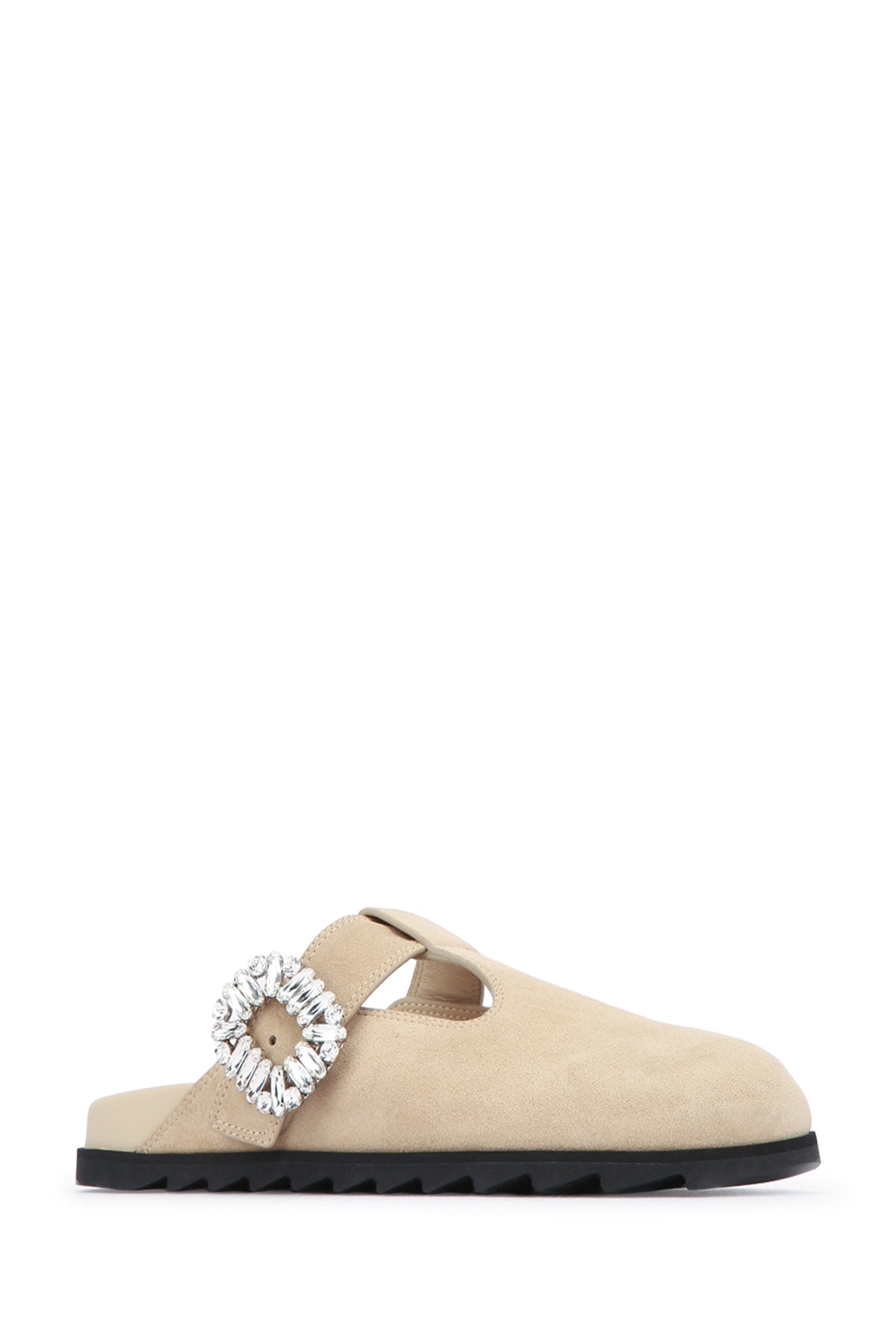 Roger Vivier Women Slidy Viv Closed T-Strap Mule ROGER VIVIER