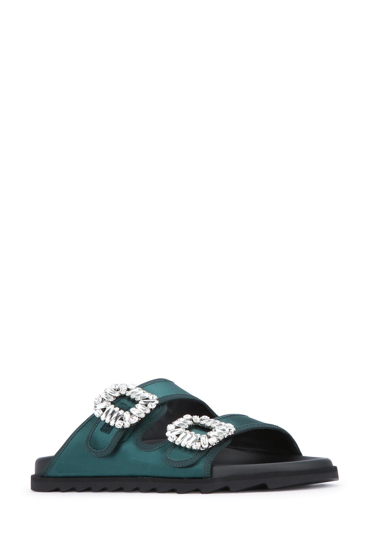 Roger Vivier Women Slidy Viv Strass Bordo Gros Mule ROGER VIVIER
