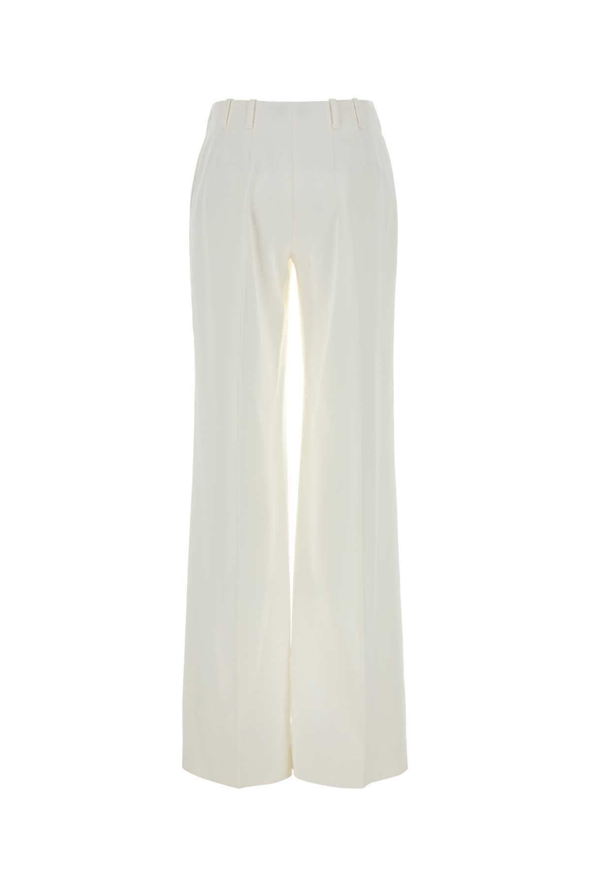 Ermanno Scervino Women White Crepe Palazzo Pant ERMANO SCERVINO