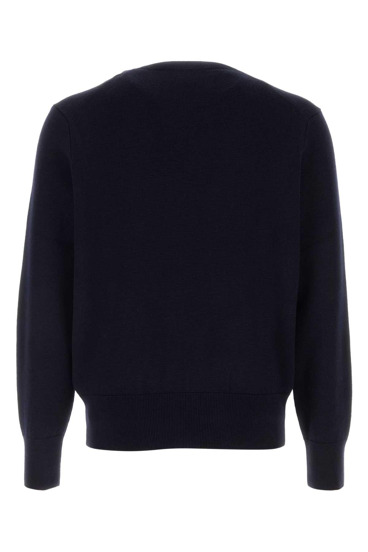 Ami Men Navy Blue Wool Sweater AMI PARIS