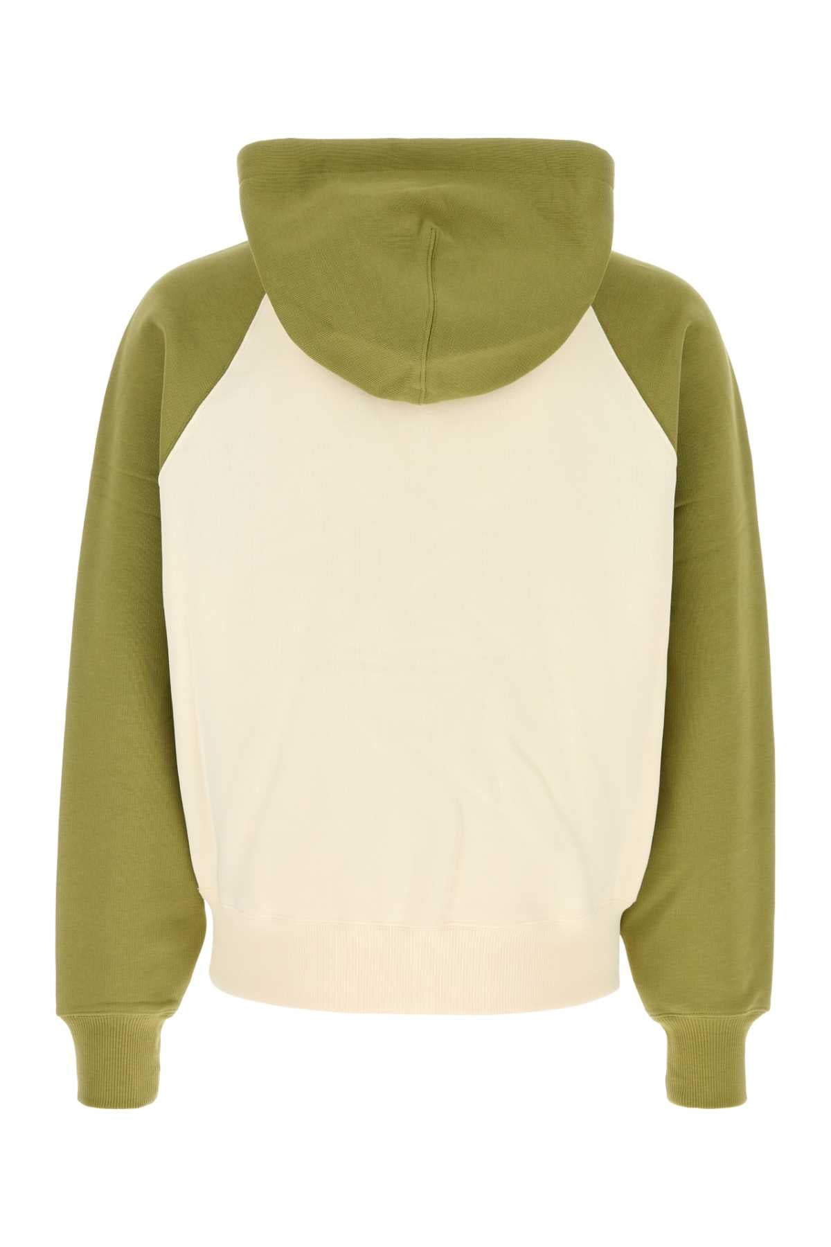 Ami Men Two-Tone Cotton Sweatshirt AMI PARIS