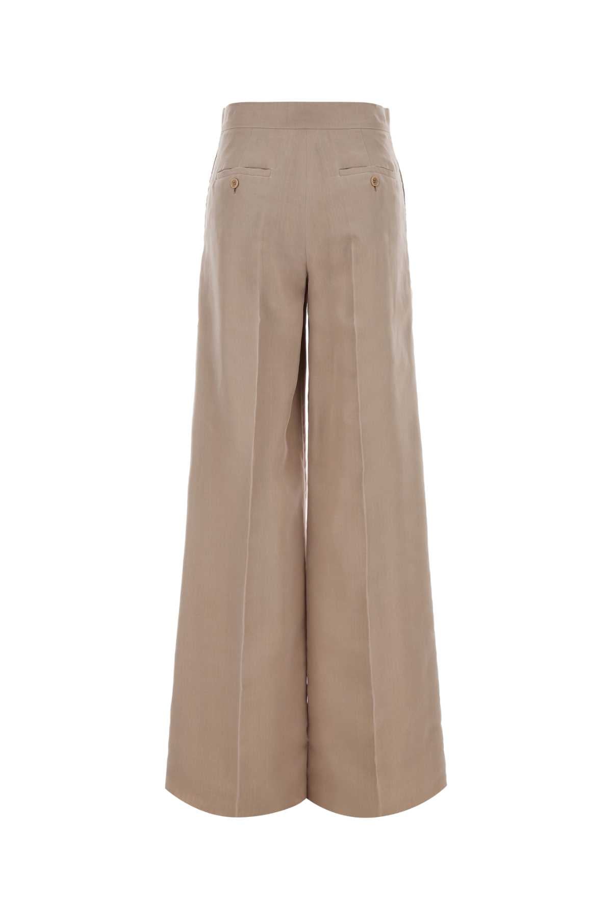 Max Mara Women Powder Pink Organza Rasoio Pant MAX MARA