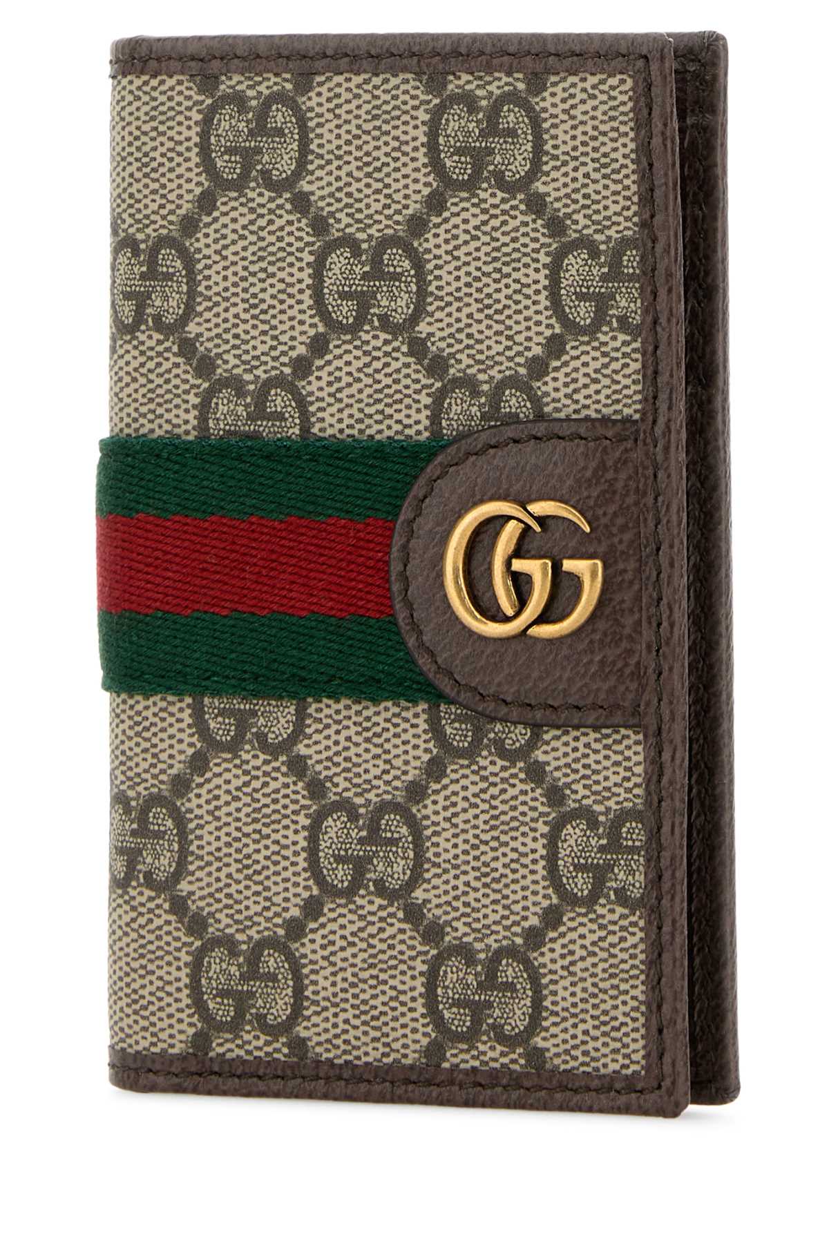 Gucci Men Gg Supreme Fabric Ophidia Card Holder GUCCI