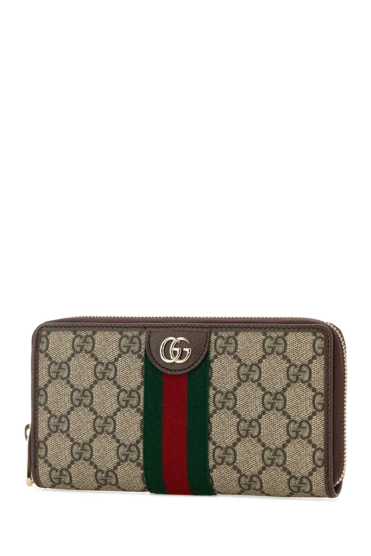 Gucci Women Gg Supreme Fabric Ophidia Wallet GUCCI