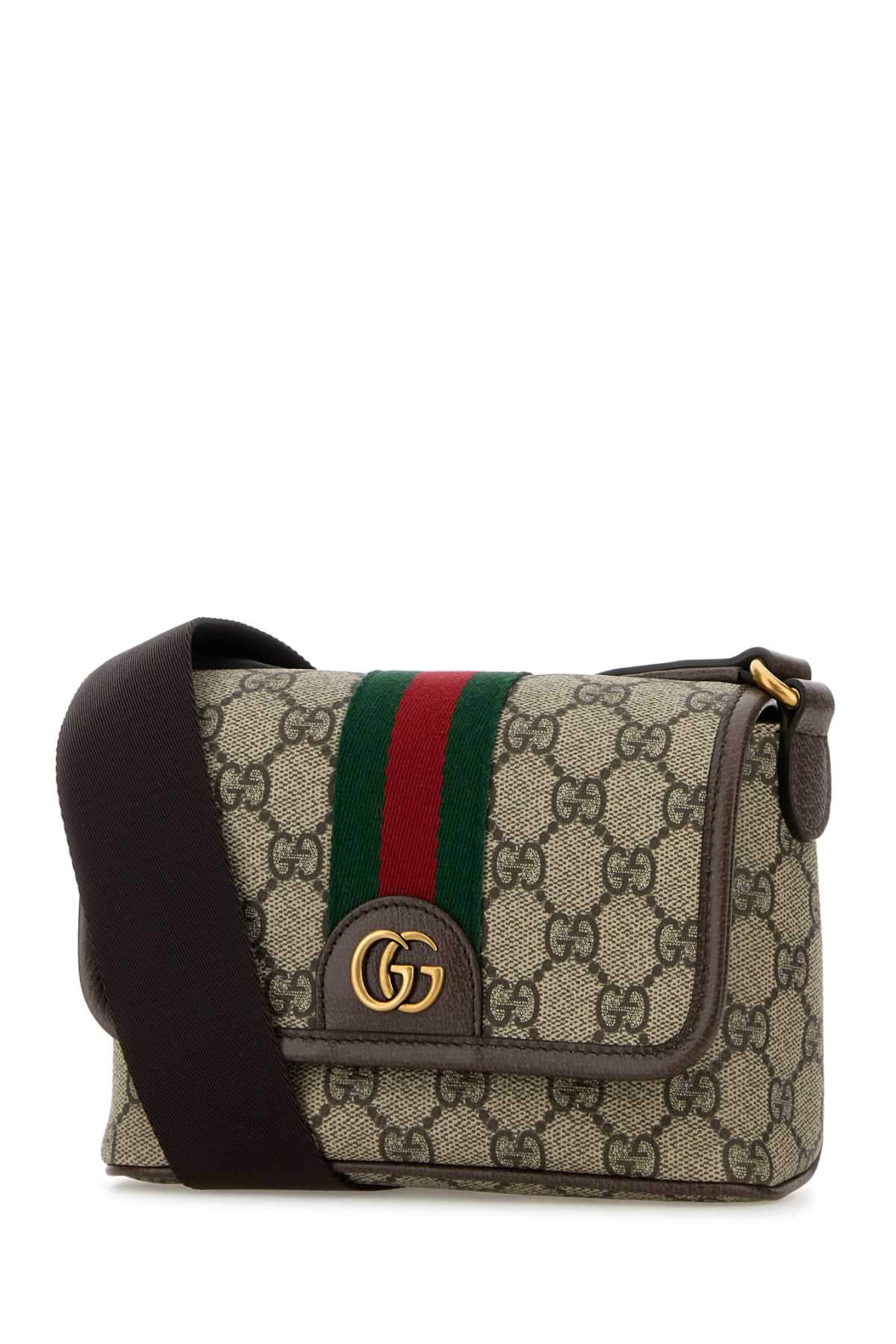Gucci Men Printed Canvas Mini Ophidia Crossbody Bag GUCCI