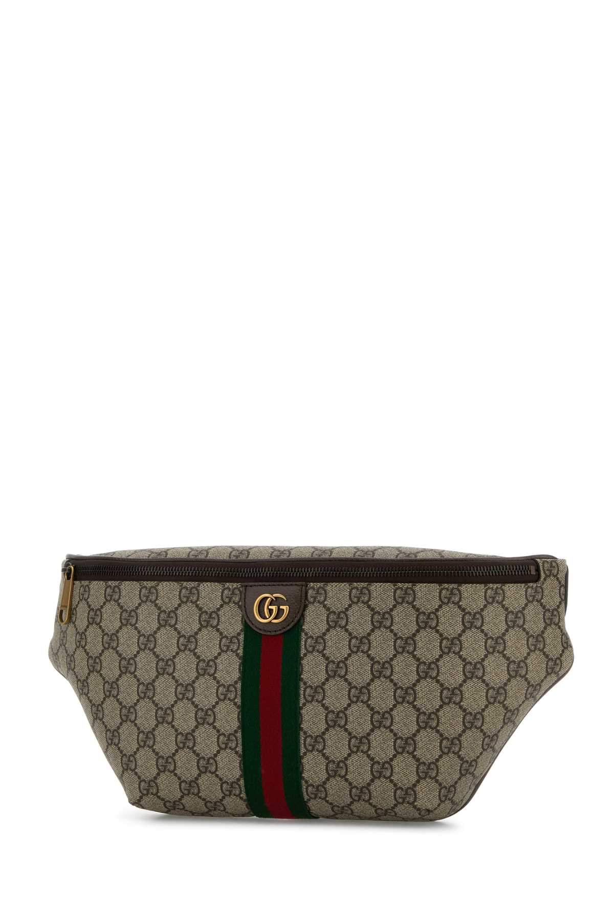 Gucci Men Printed Canvas Belt Bag GUCCI