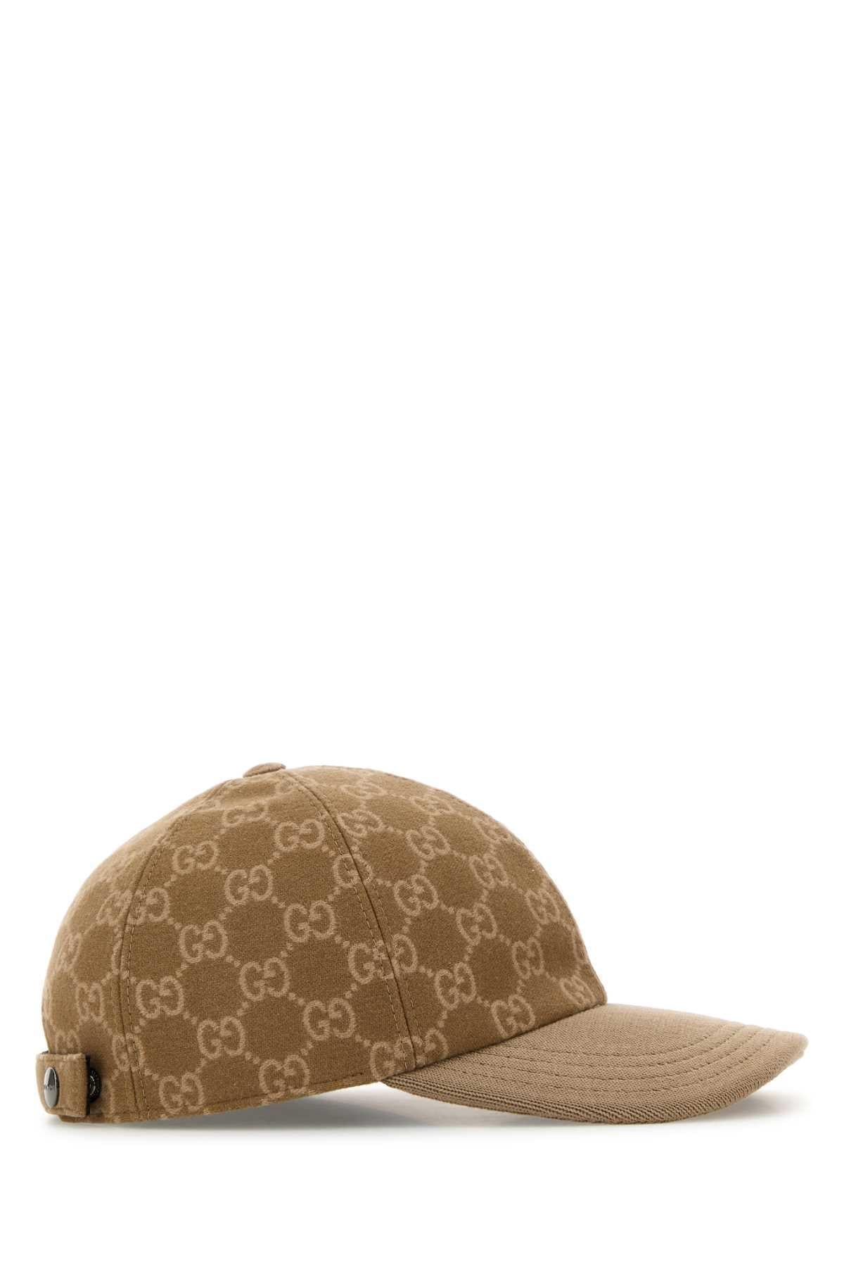 Gucci Men Embroidered Wool Baseball Cap GUCCI