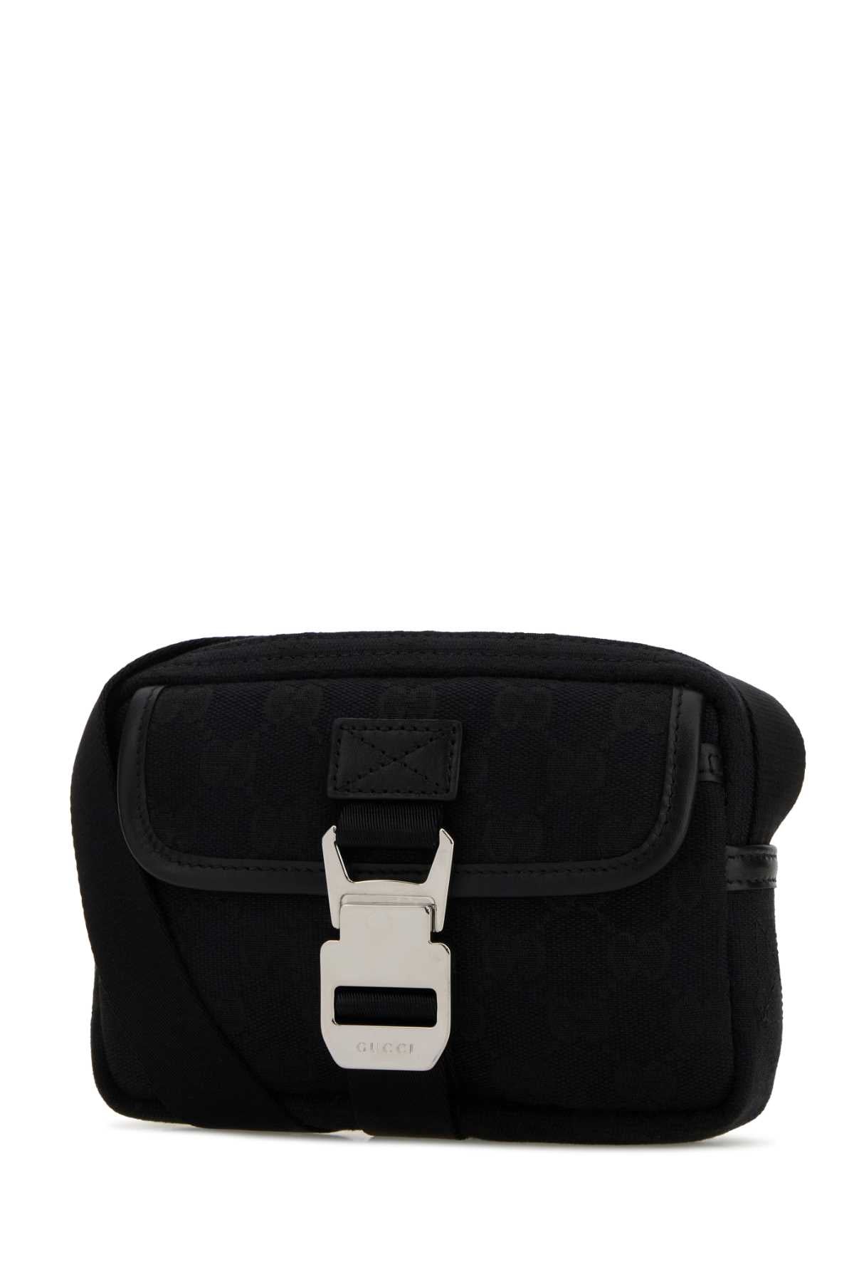 Gucci Men Black Canvas Mini Crossbody Bag GUCCI