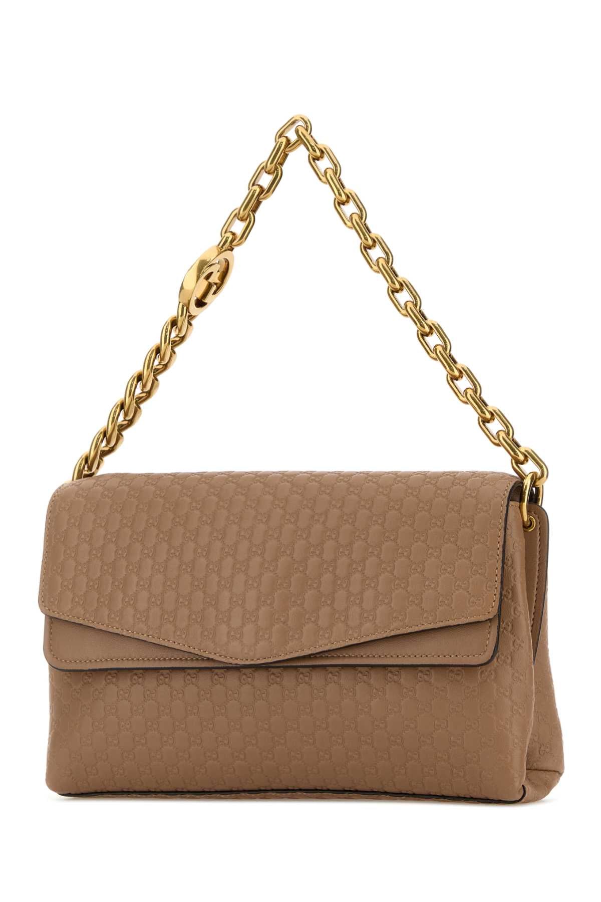 Gucci Women Biscuit Leather Medium Shoulder Bag GUCCI
