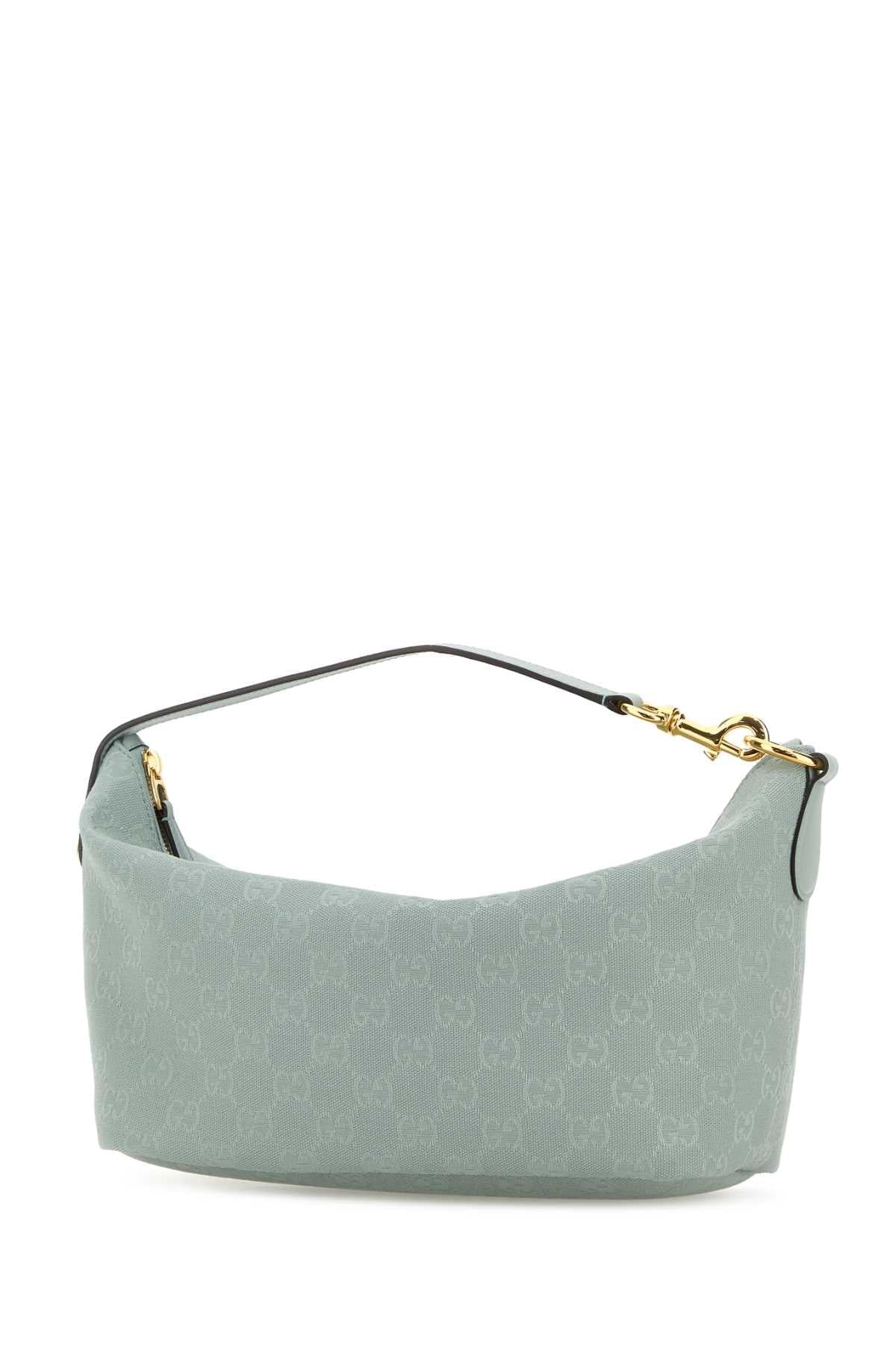 Gucci Women Light Blue Canvas Gucci Vanity Handbag GUCCI