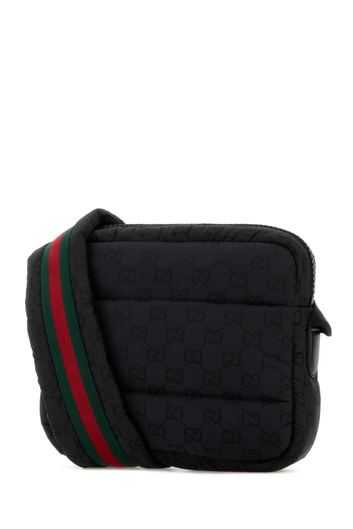 Gucci Men Black Fabric Crossbody Bag GUCCI