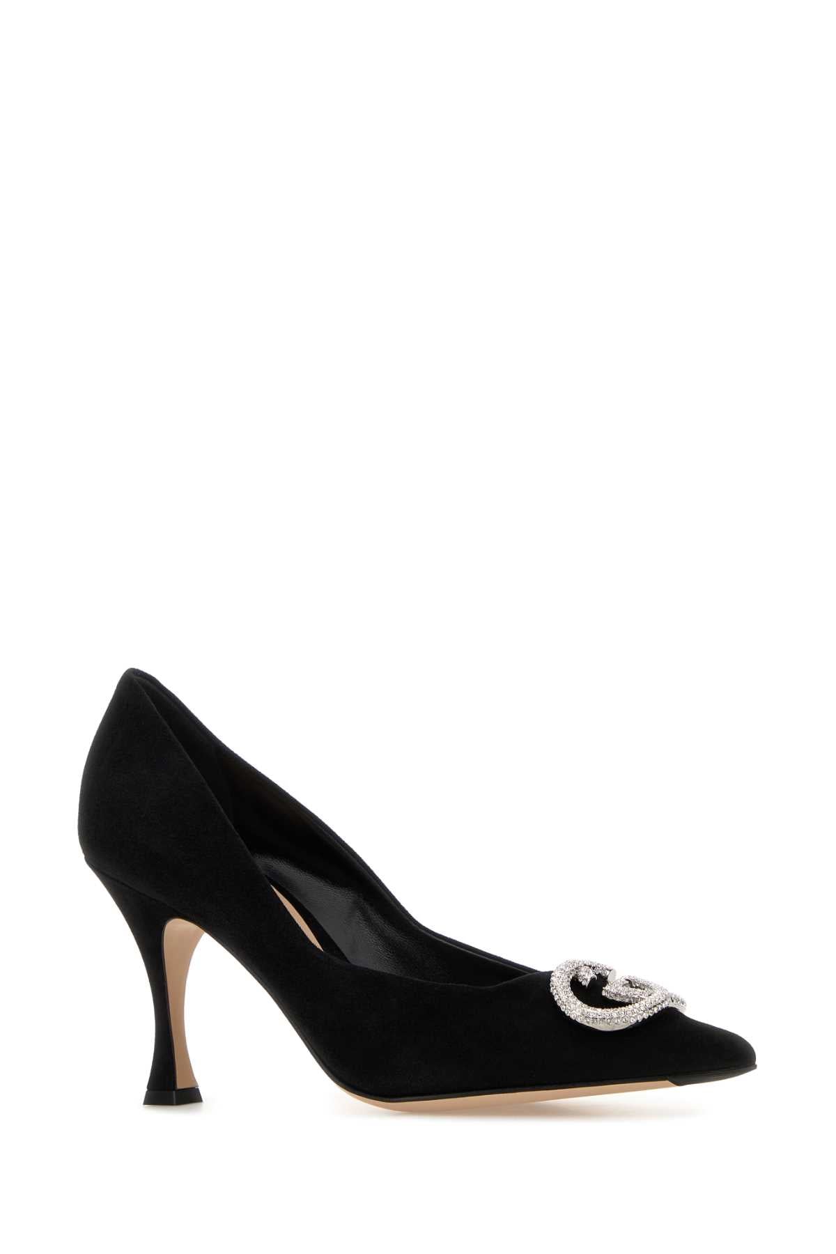 Gucci Women Black Suede Pumps GUCCI