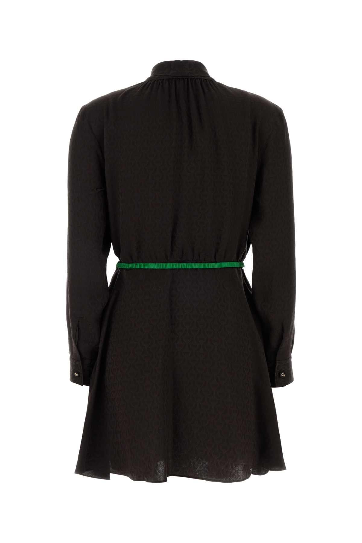 Gucci Women Brown Jacquard Dress GUCCI