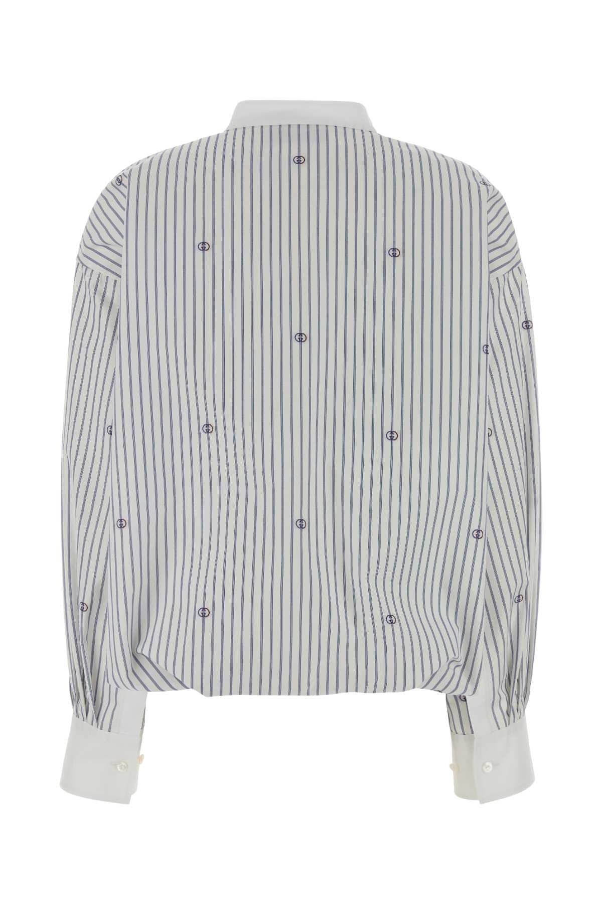 Gucci Women Embroidered Poplin Shirt GUCCI