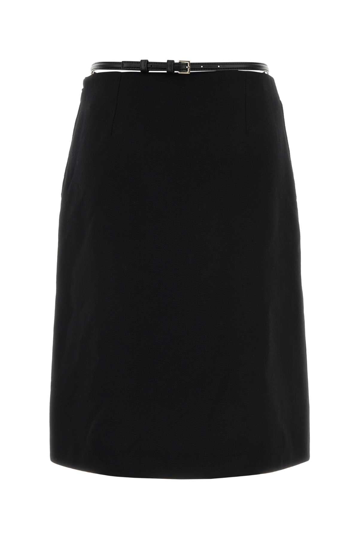 Gucci Women Black Wool Skirt GUCCI