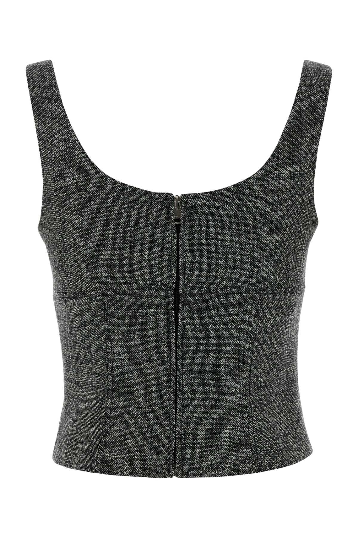 Gucci Women Two-Tone Wool Tank Top GUCCI