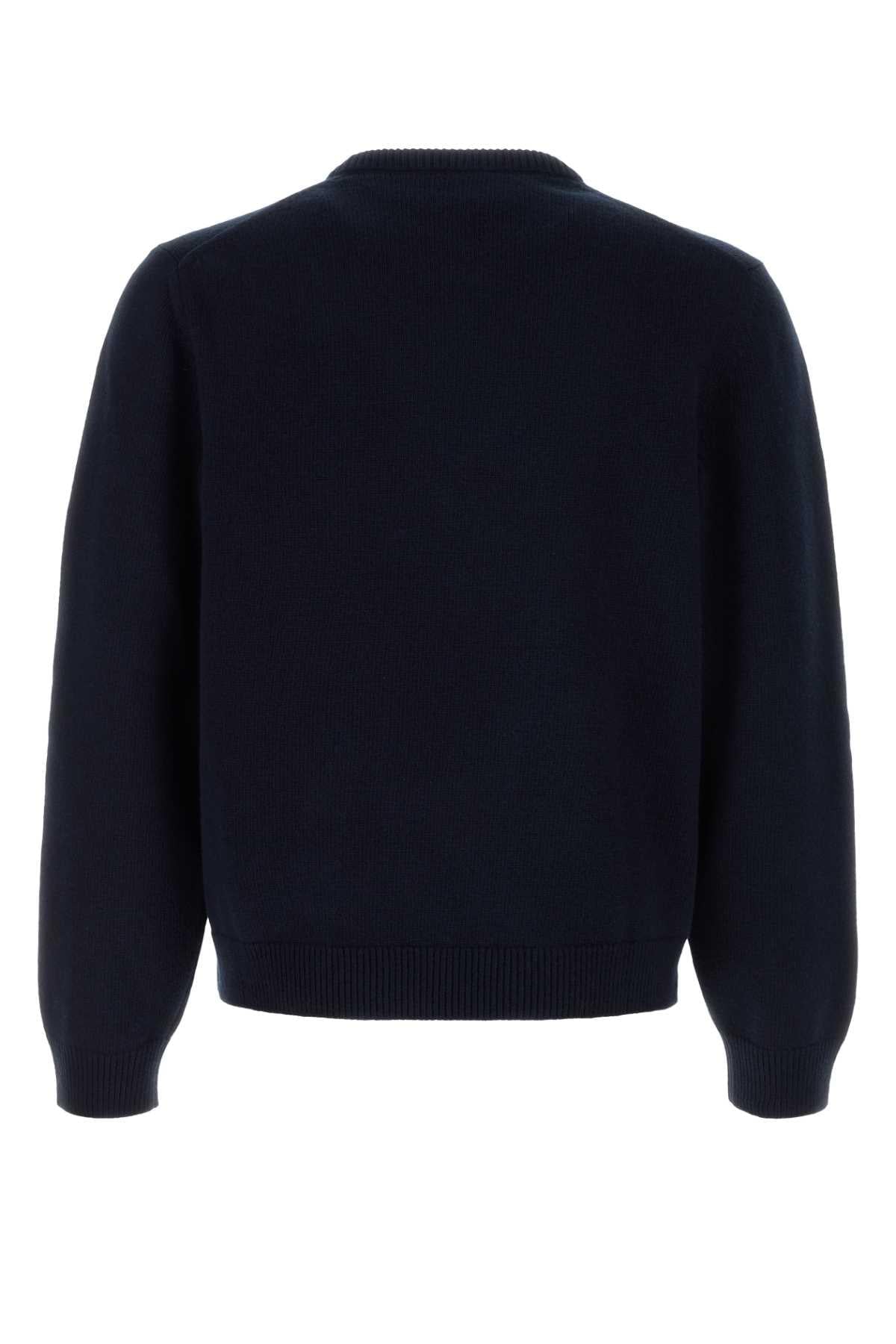 Gucci Men Midnight Blue Wool Sweater GUCCI