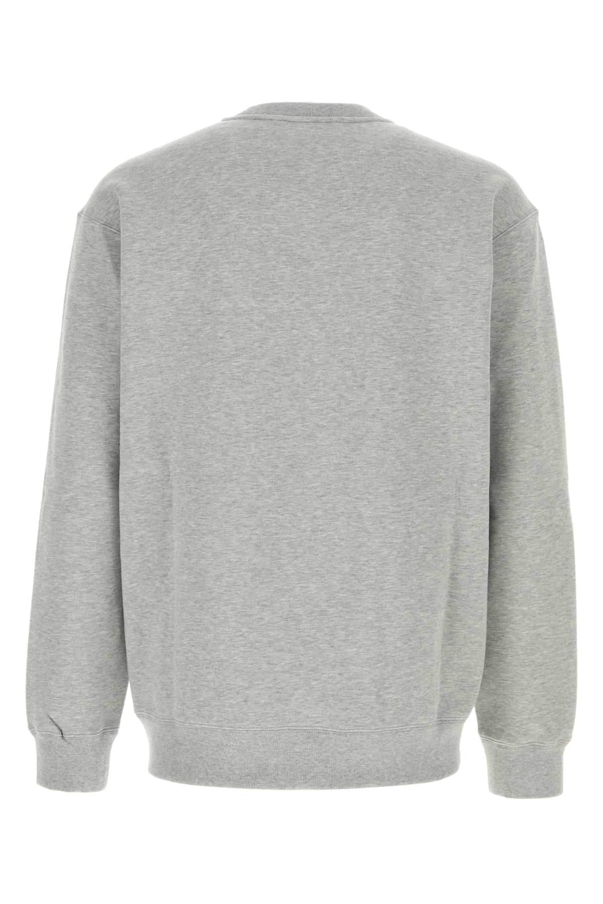 Gucci Men Grey Cotton Sweatshirt GUCCI