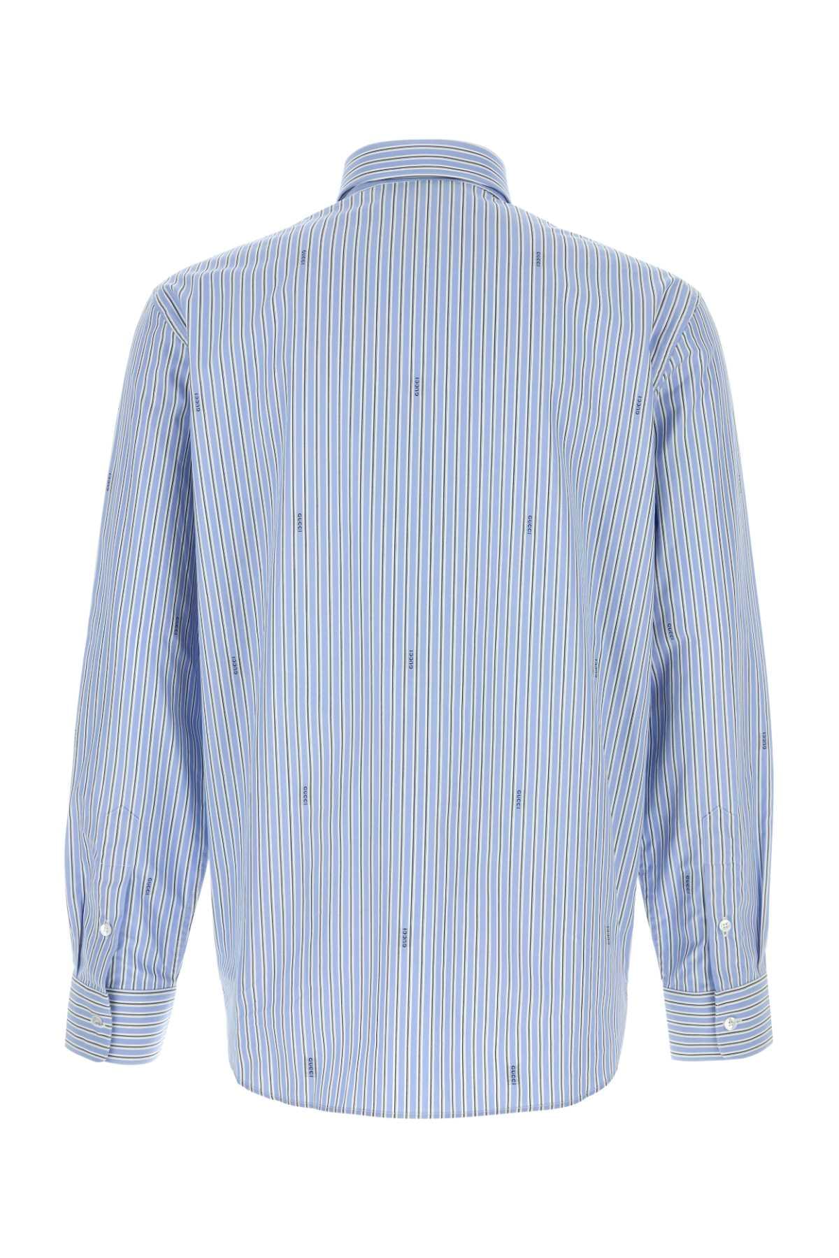 Gucci Men Embroidered Poplin Shirt GUCCI