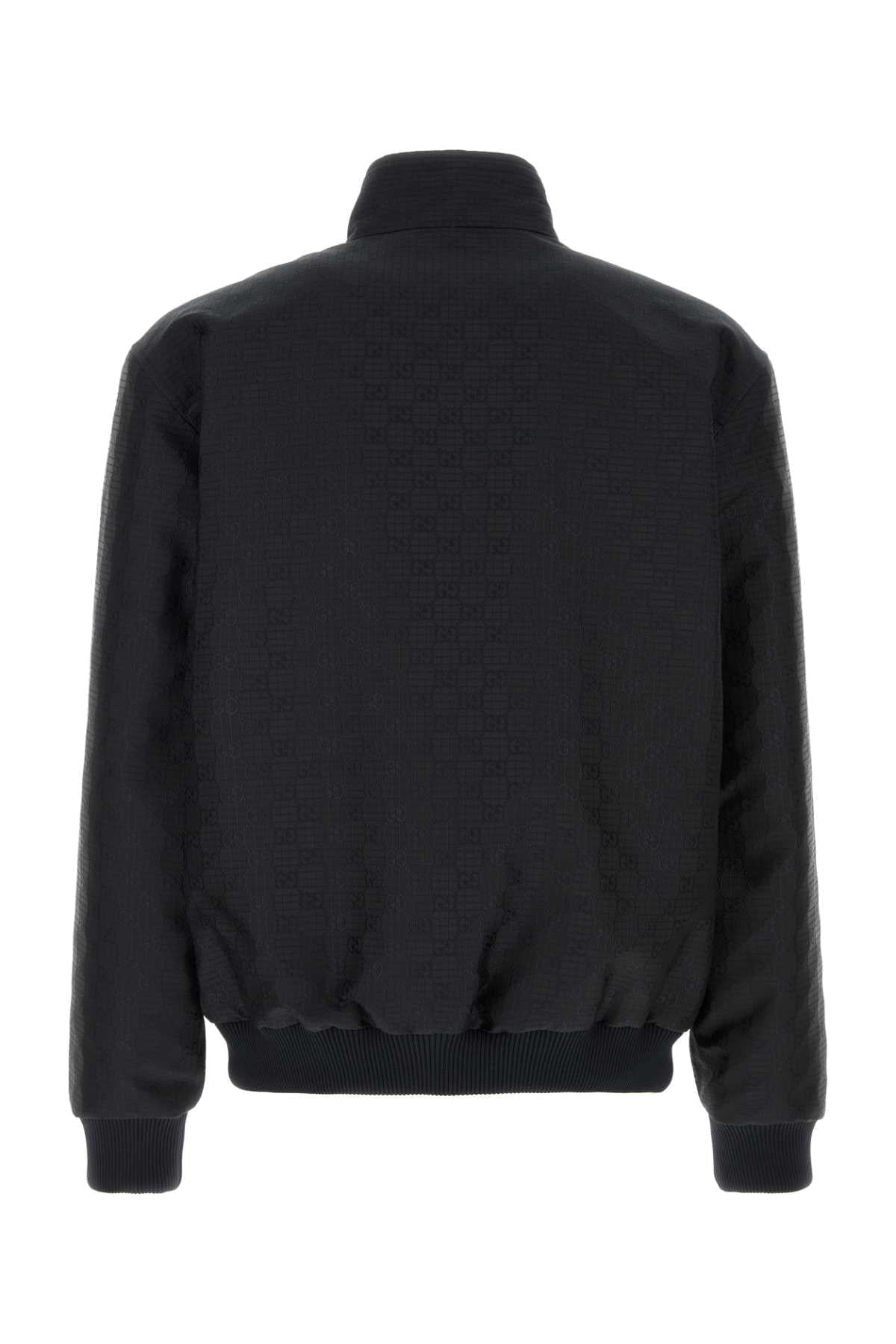 Gucci Men Midnight Blue Gg Ripstop Jacket GUCCI