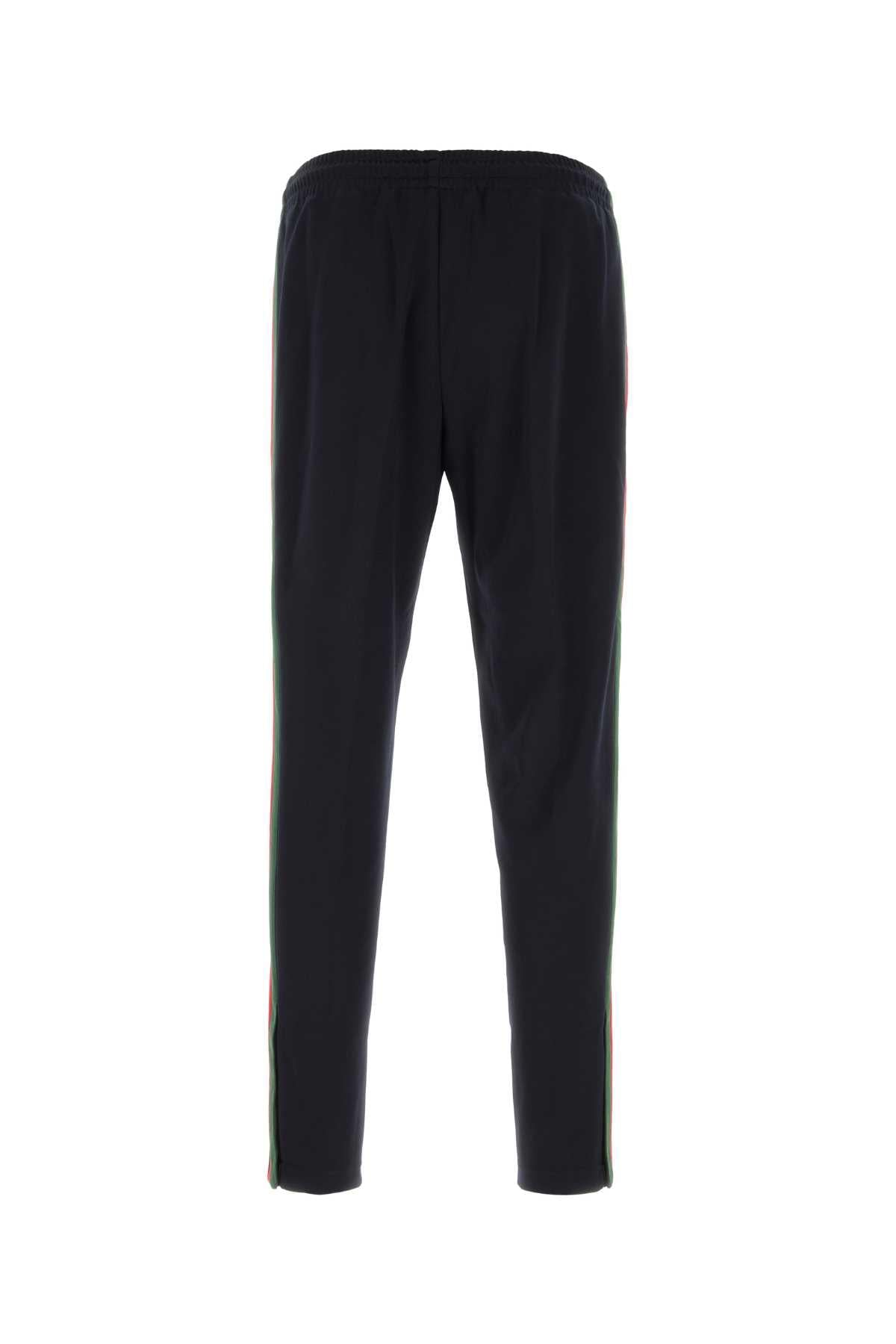 Gucci Men Midnight Blue Polyester Blend Joggers