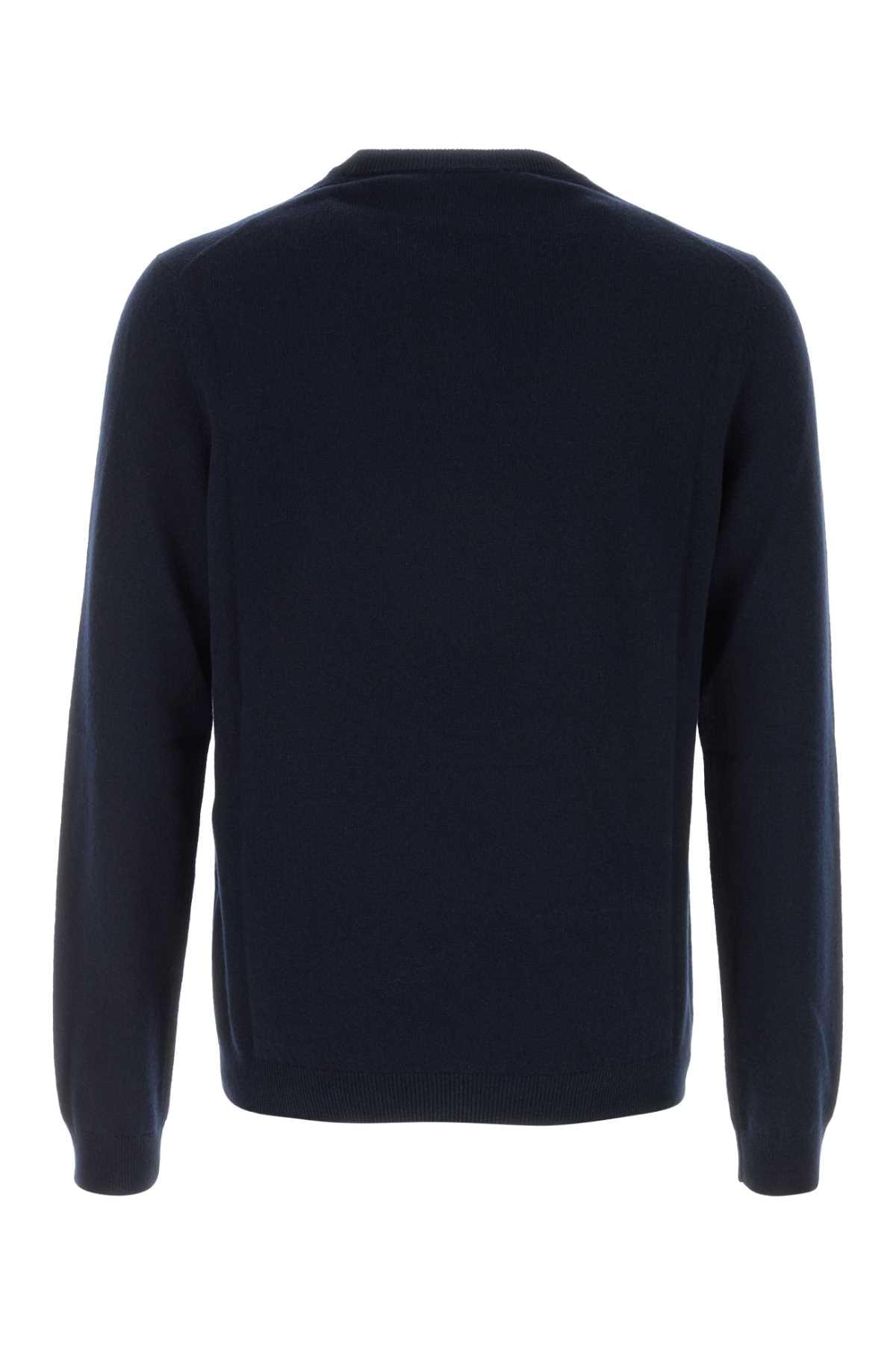 Gucci Men Midnight Blue Cashmere Sweater GUCCI