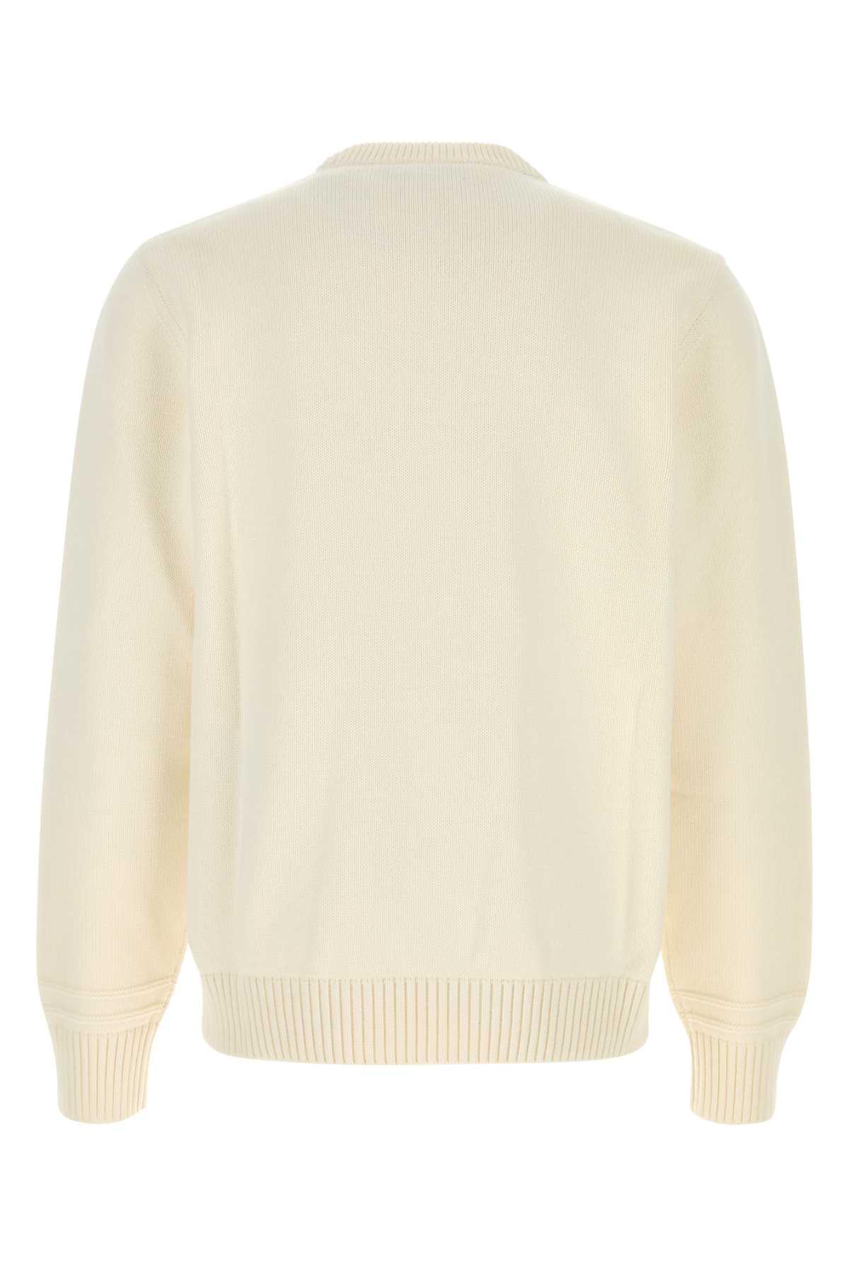 Gucci Men Ivory Cotton Blend Sweater GUCCI