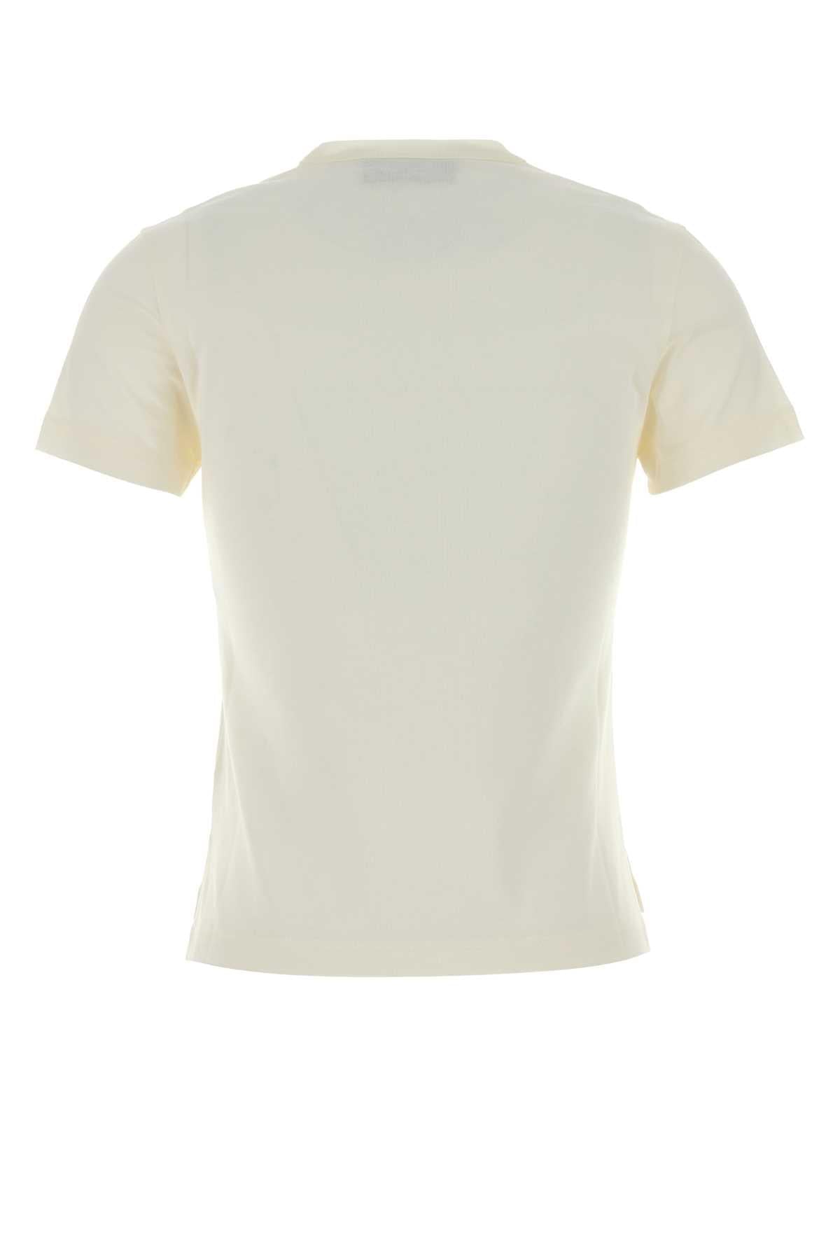 Gucci Women White Cotton T-Shirt GUCCI