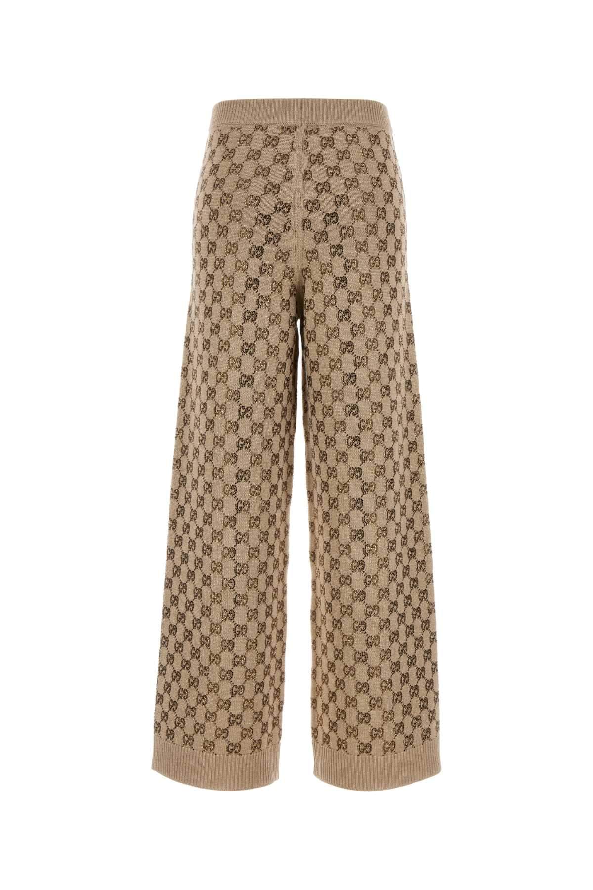 Gucci Women Embellished Wool Blend Joggers GUCCI