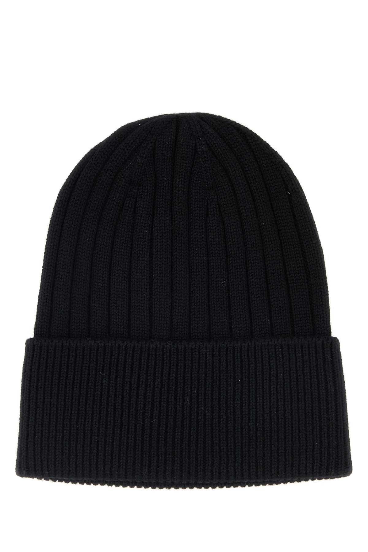 Gucci Men Black Wool Beanie Hat GUCCI
