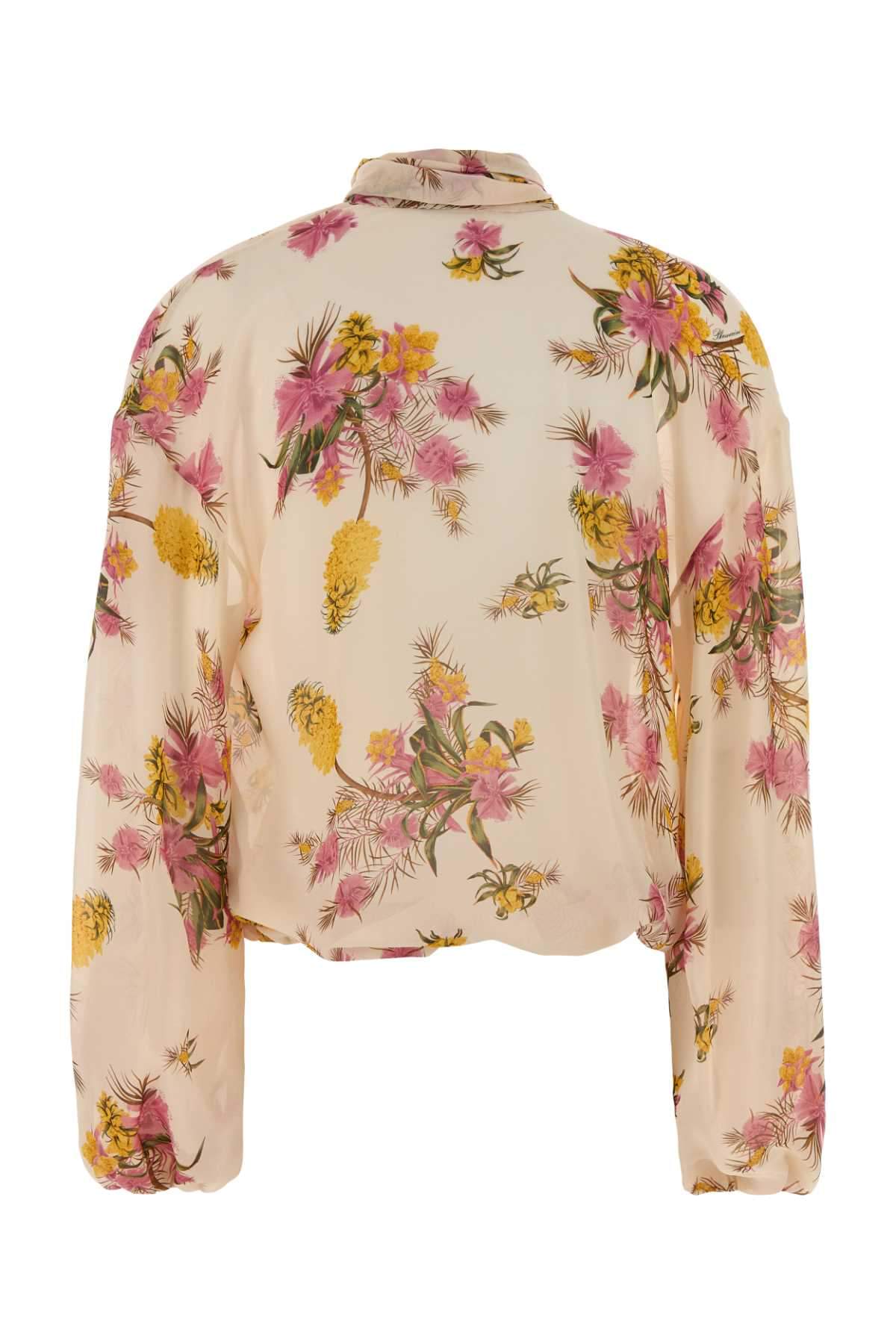 Blumarine Women Printed Georgette Blouse BLUMARINE