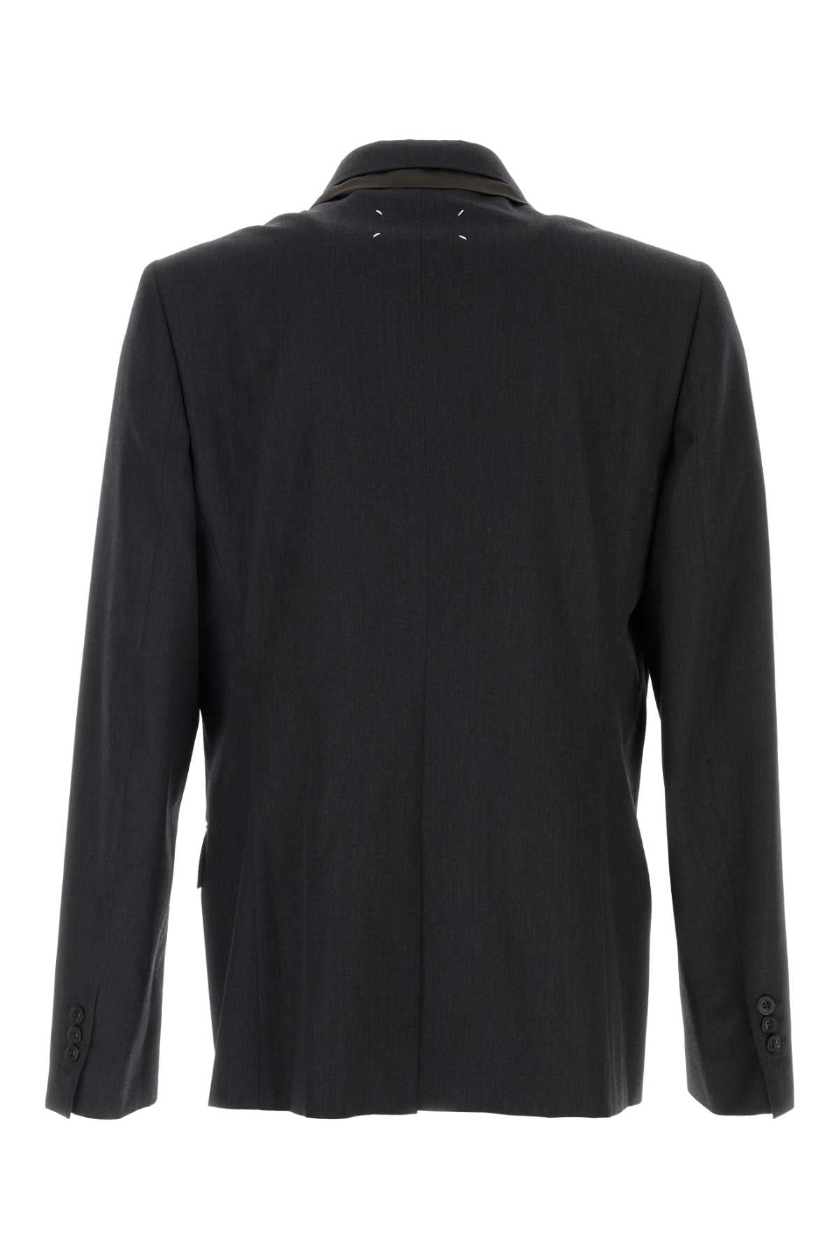 Maison Margiela Men Black Wool Blazer MAISON MARGIELA