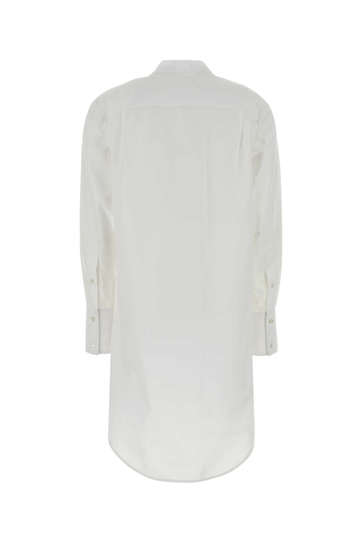Maison Margiela Women White Poplin Shirt Dress MAISON MARGIELA