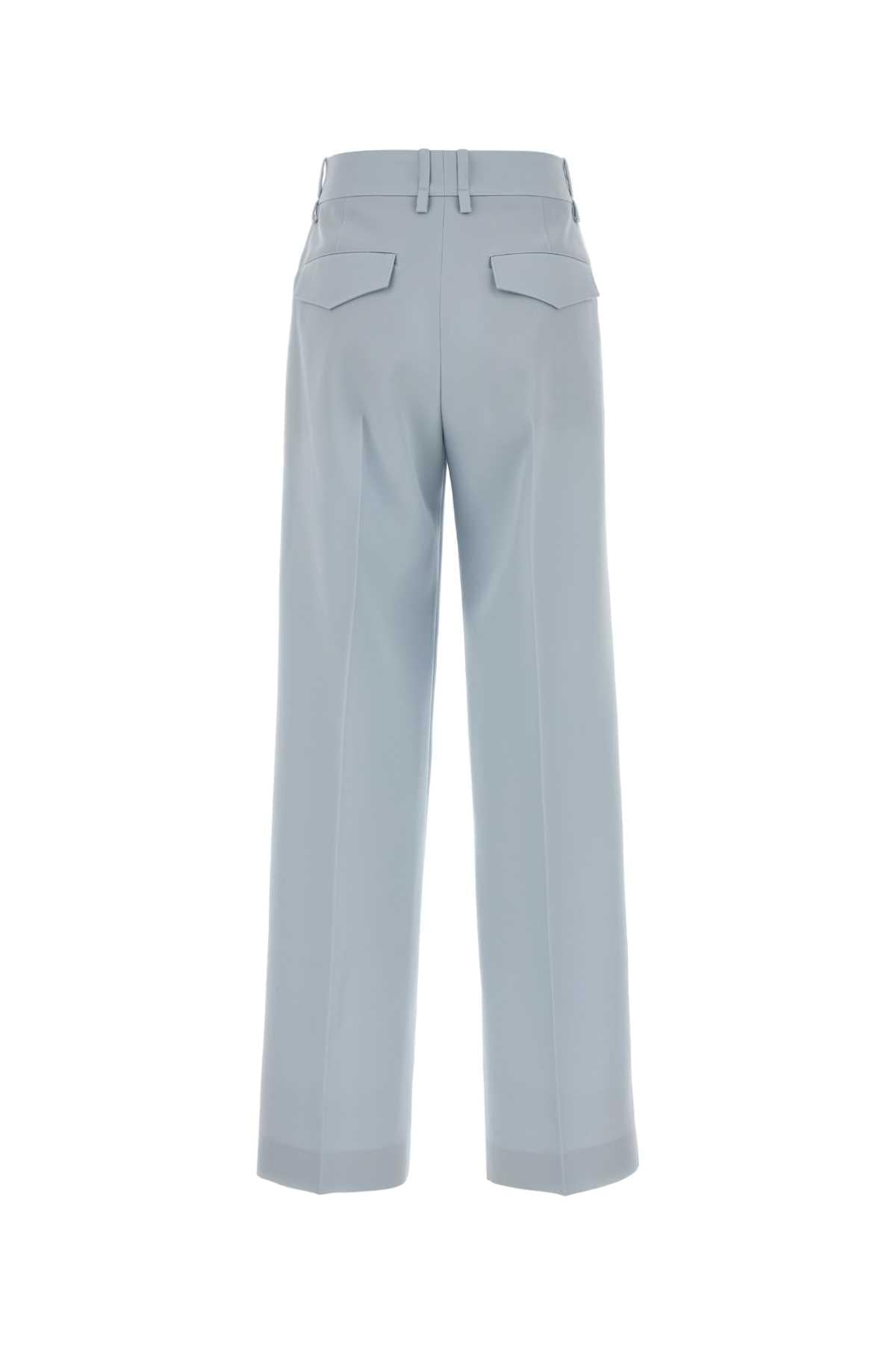 Jil Sander Women Pastel Light Blue Wool Palazzo Pant JIL SANDER