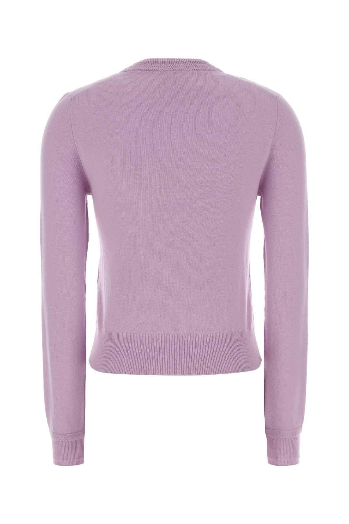 Jil Sander Women Lilac Wool Sweater