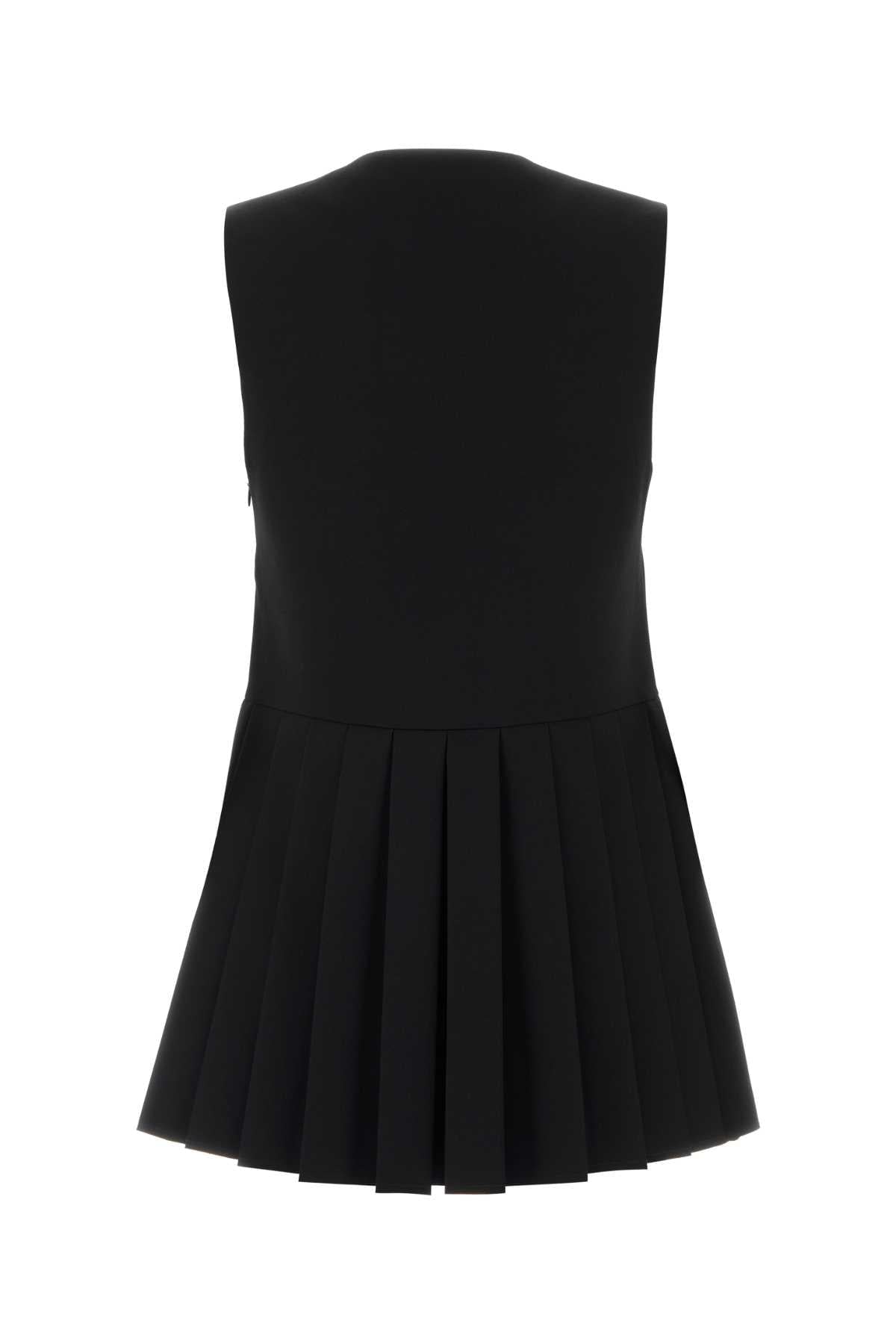 Jil Sander Women Black Wool Top JIL SANDER