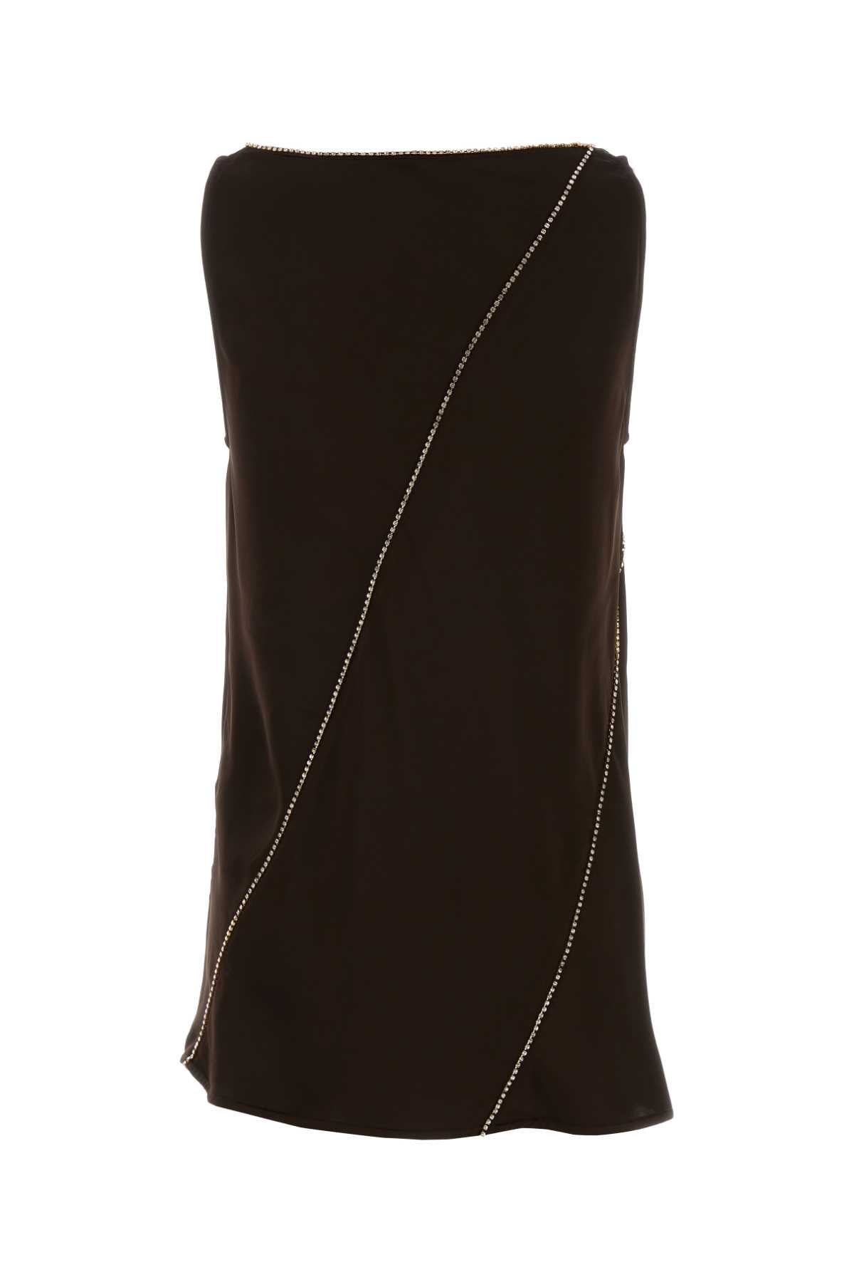 Jil Sander Women Chocolate Viscose Top