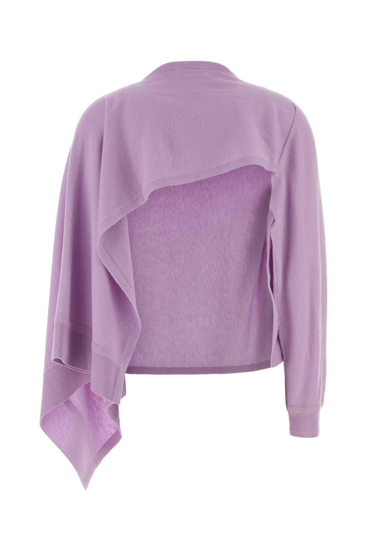 Jil Sander Women Lilac Wool Cape JIL SANDER