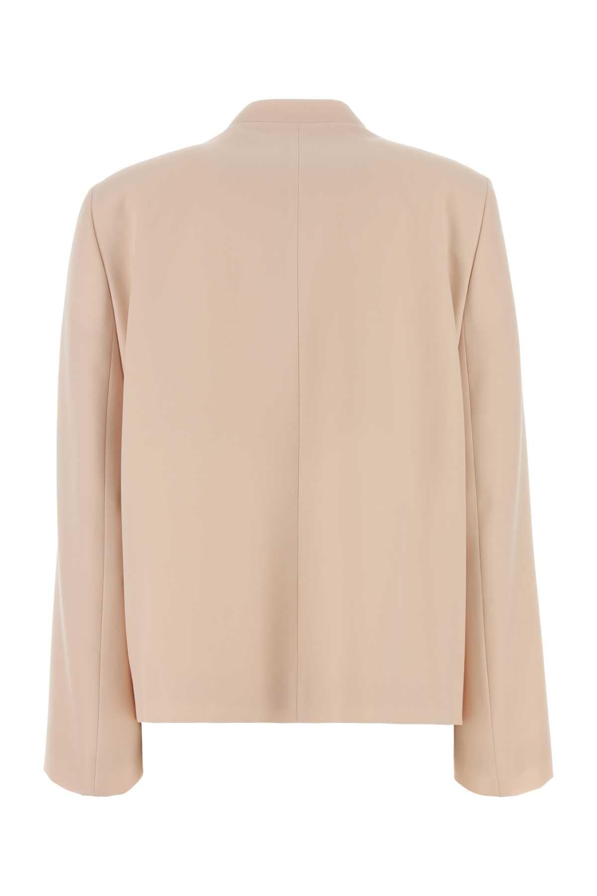 Jil Sander Women Pastel Pink Wool Blazer JIL SANDER
