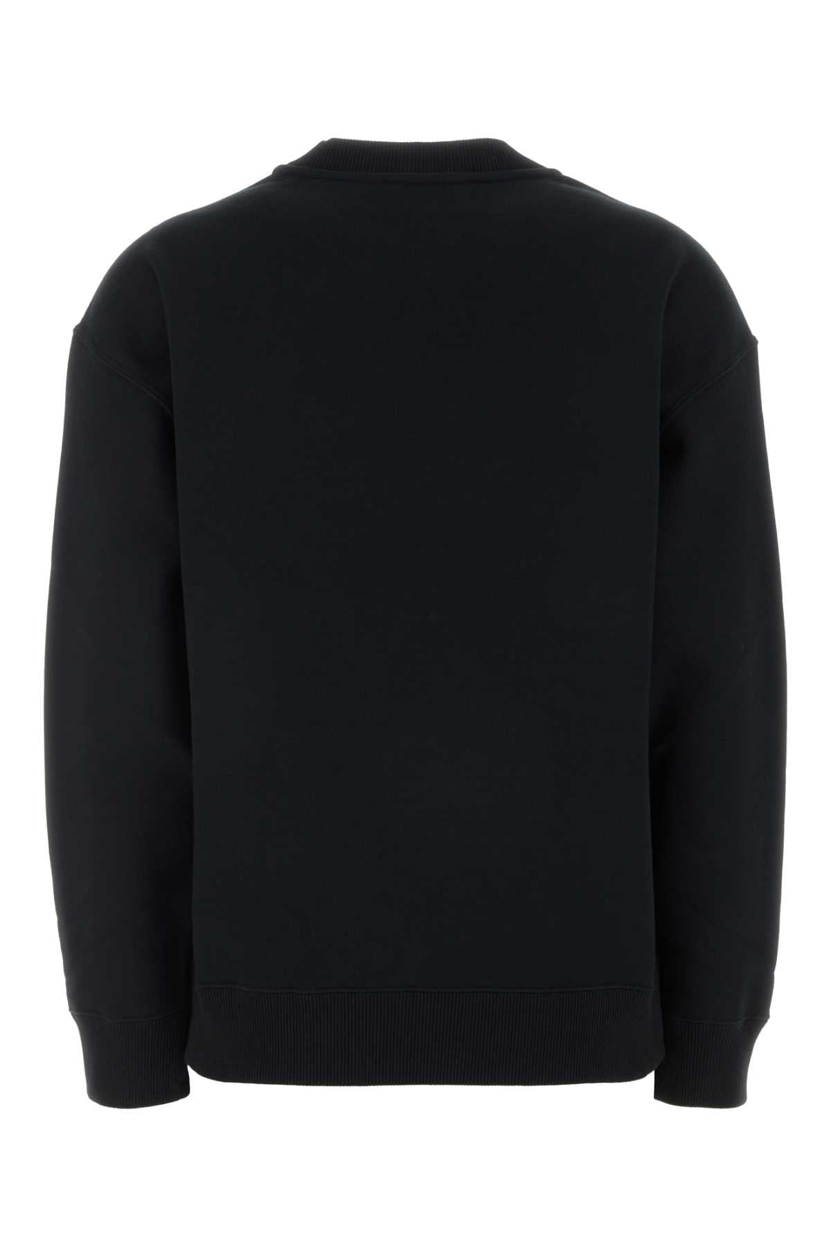 Jil Sander Women Black Cotton Sweatshirt JIL SANDER