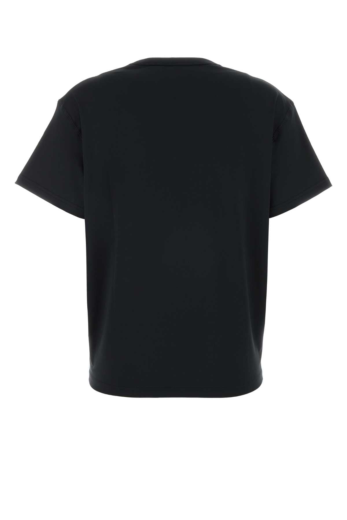 Jil Sander Women Black Stretch Polyester T-Shirt JIL SANDER