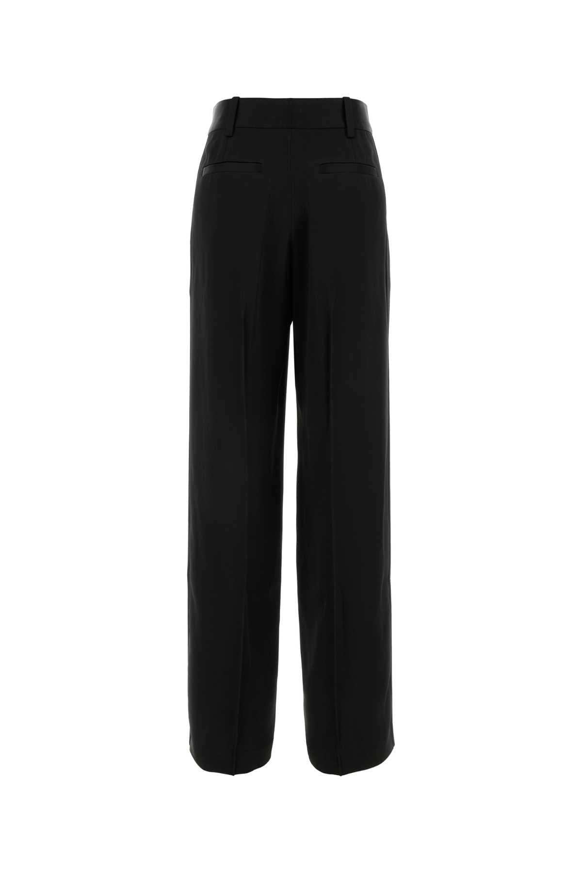 Jil Sander Women Black Satin Pant JIL SANDER